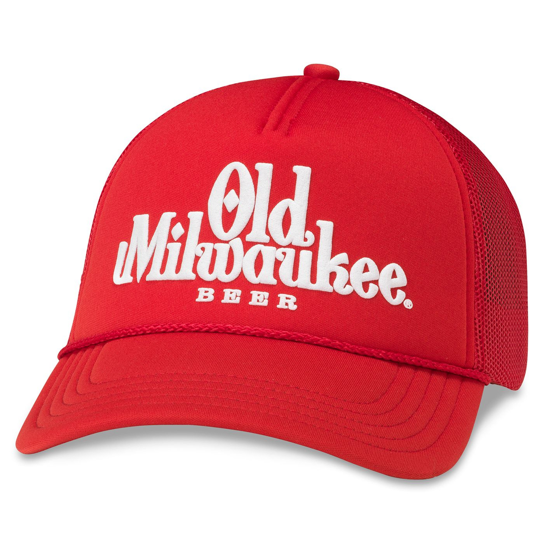 Old Milwaukee Beer Foamy Valin Snapback Hat