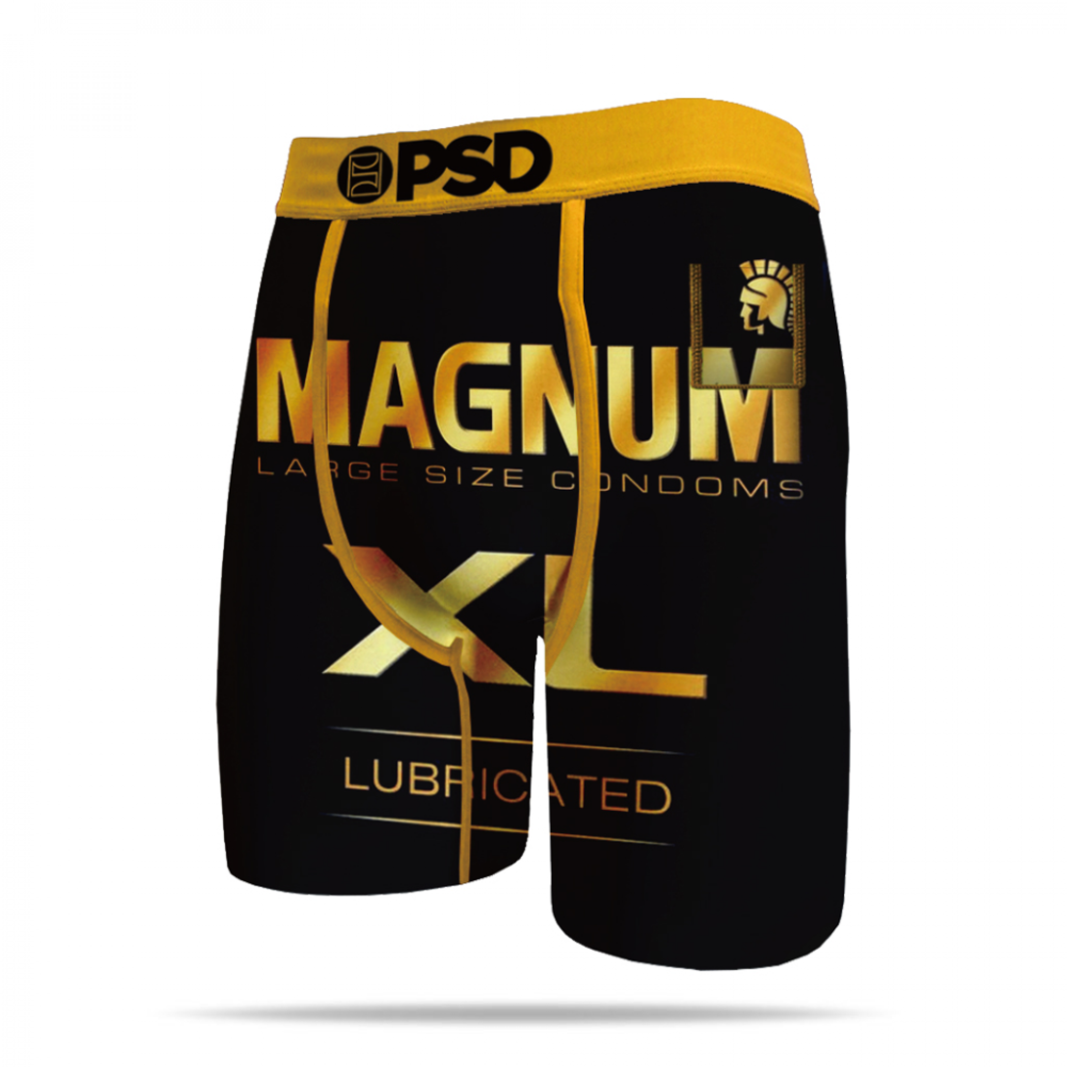 Magnum XL Lubricated Condom Logo Men's Boxer Briefs