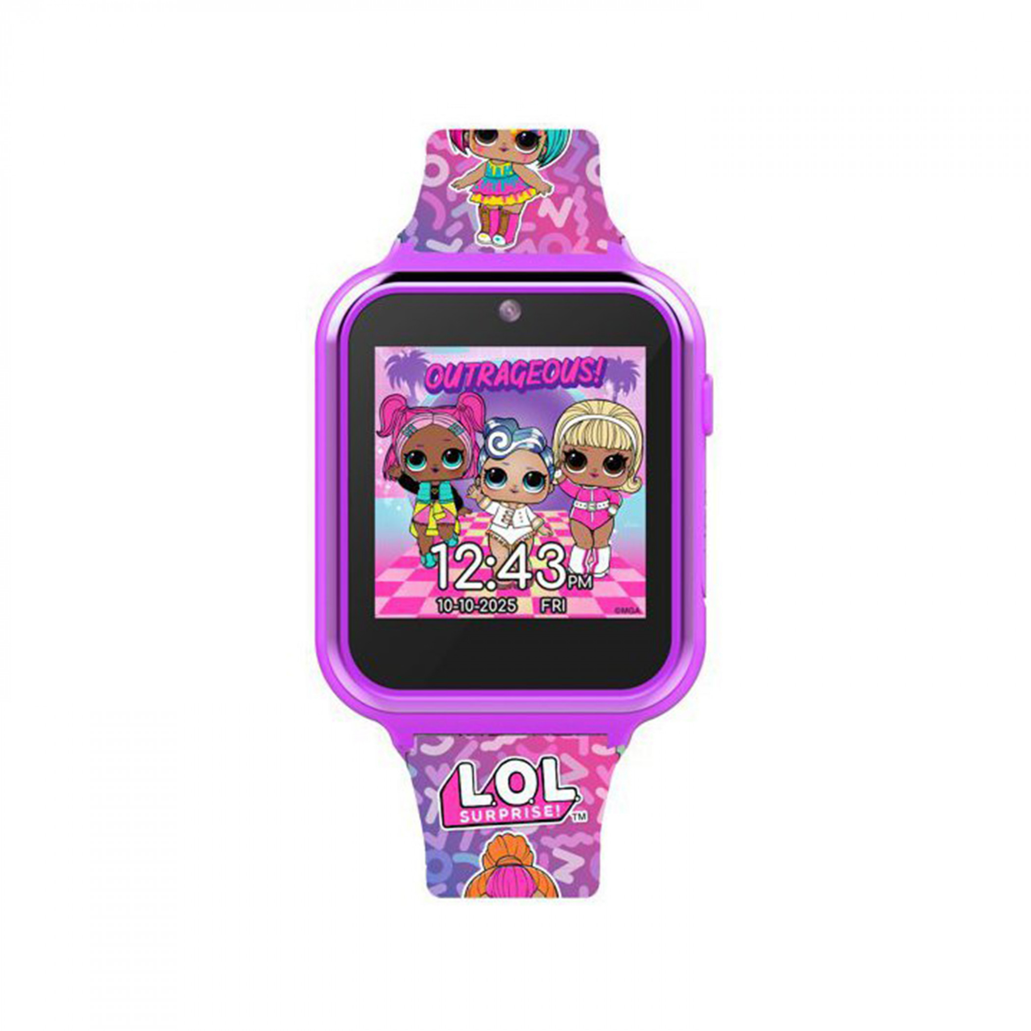 LOL Suprise Dolls Bright Swirls Kid's Interactive iTime Smart Watch