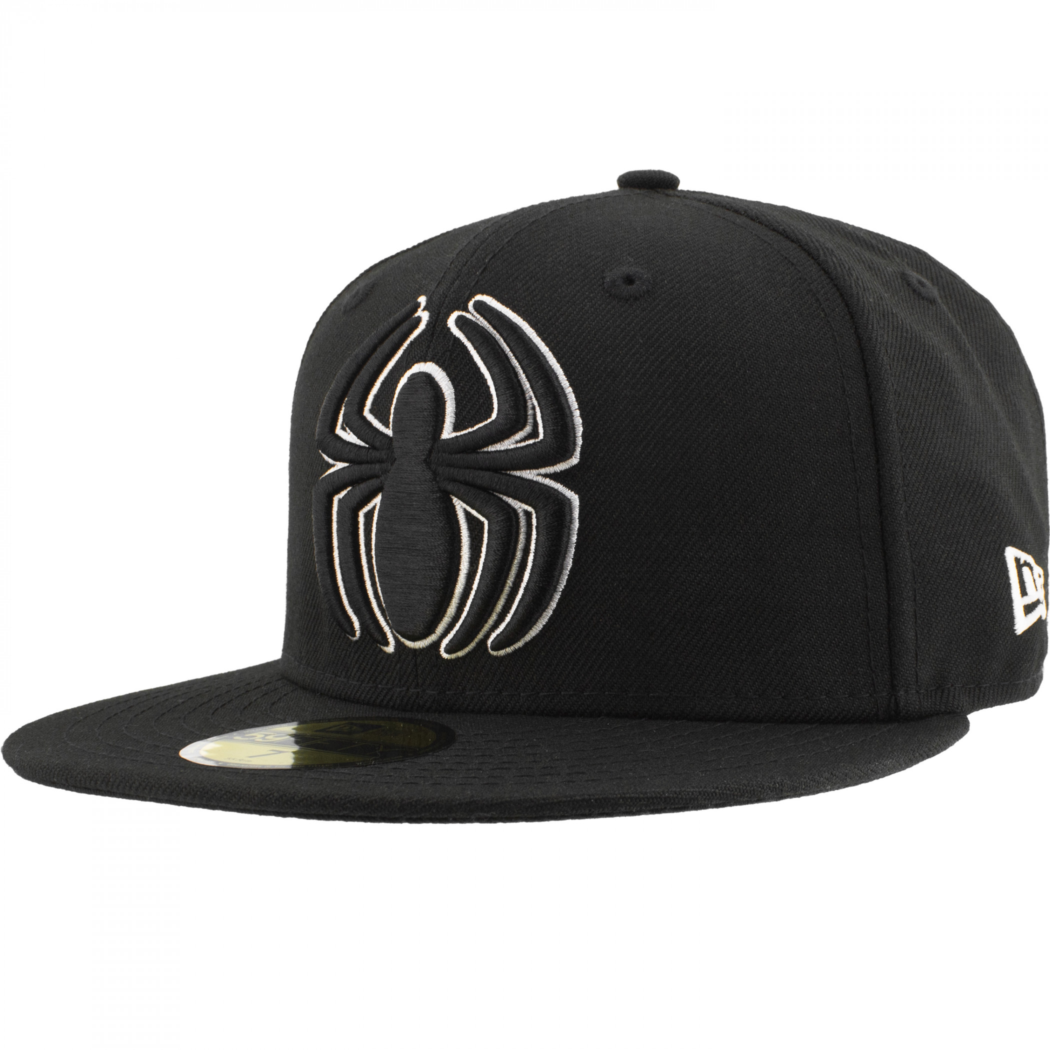 Spiderman Symbol Black 59Fifty Cap - SuperHeroStuff
