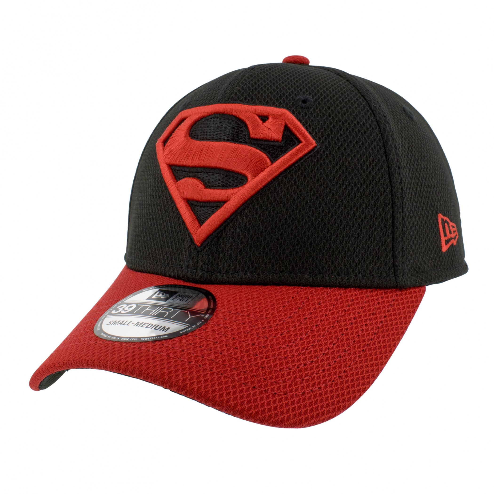 Superboy Symbol Red & Black 39Thirty Fitted Hat