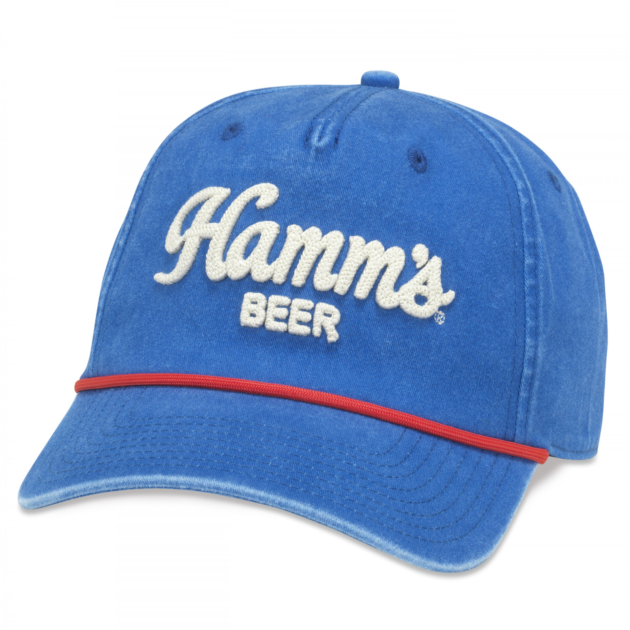 Hamm's Beer Embroidered Logo Snapback Hat