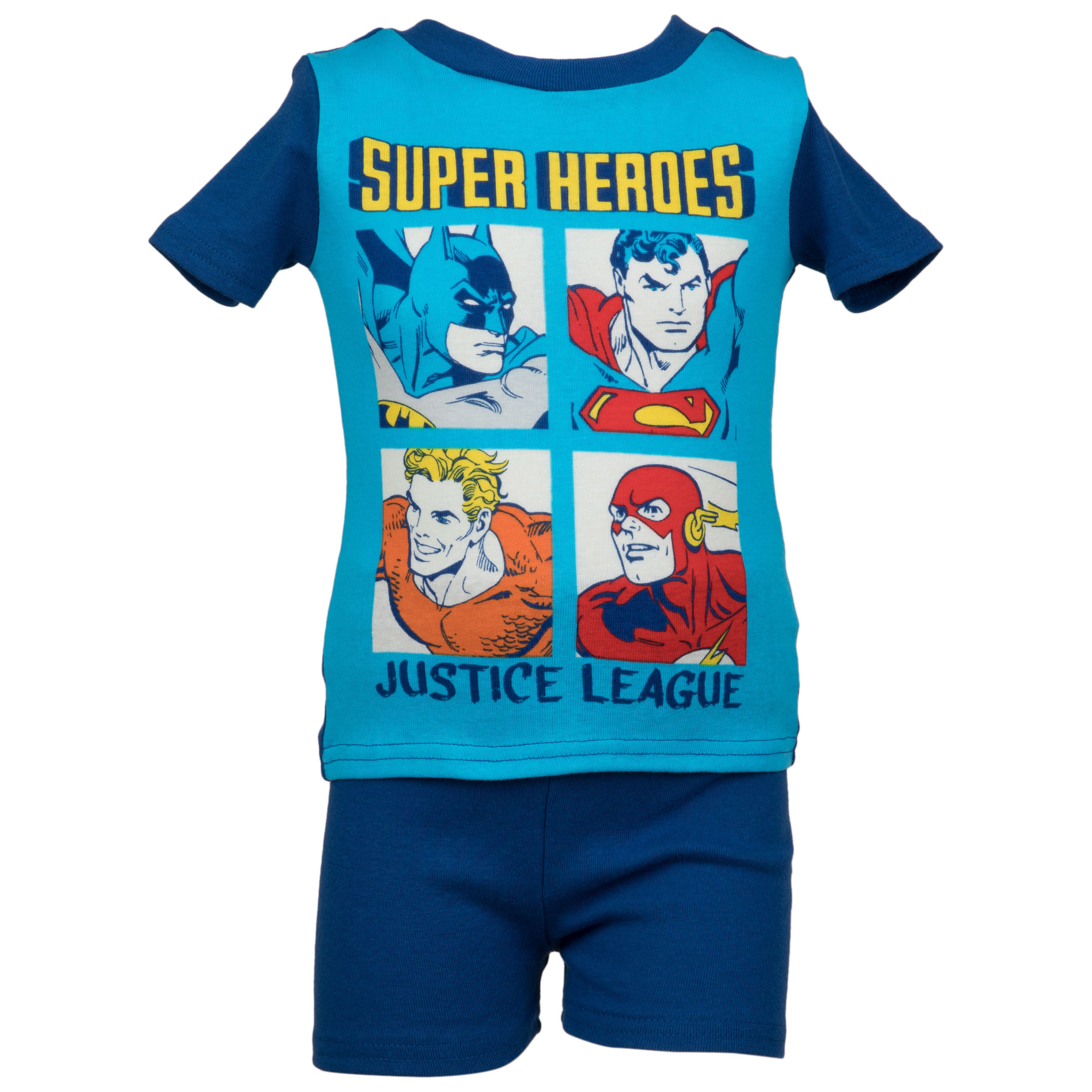 Justice League 2-piece Toddler Boy/Girl Super Heroes Top and Pants Set