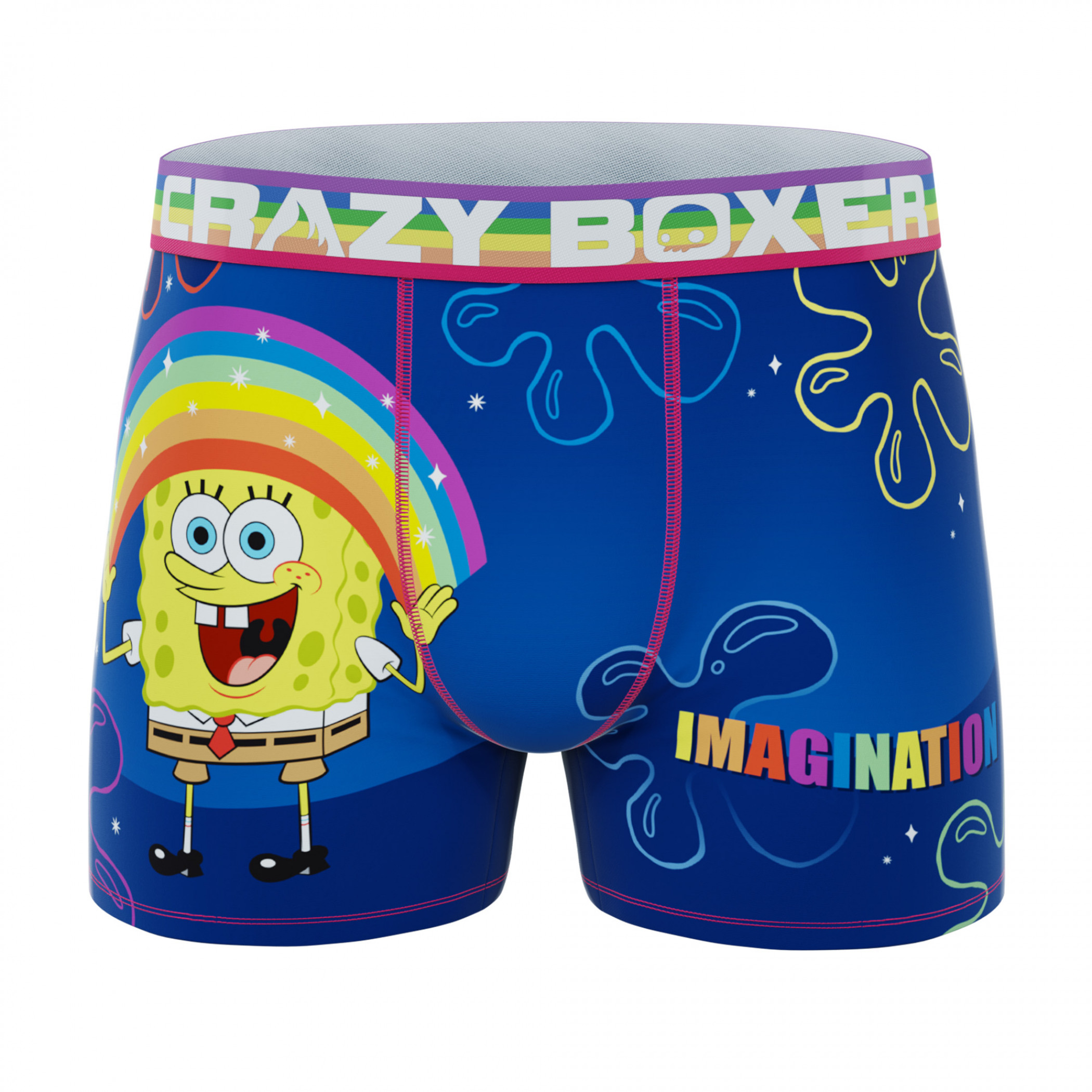 SpongeBob SquarePants Imagination On Men's Boxer Briefs Shorts