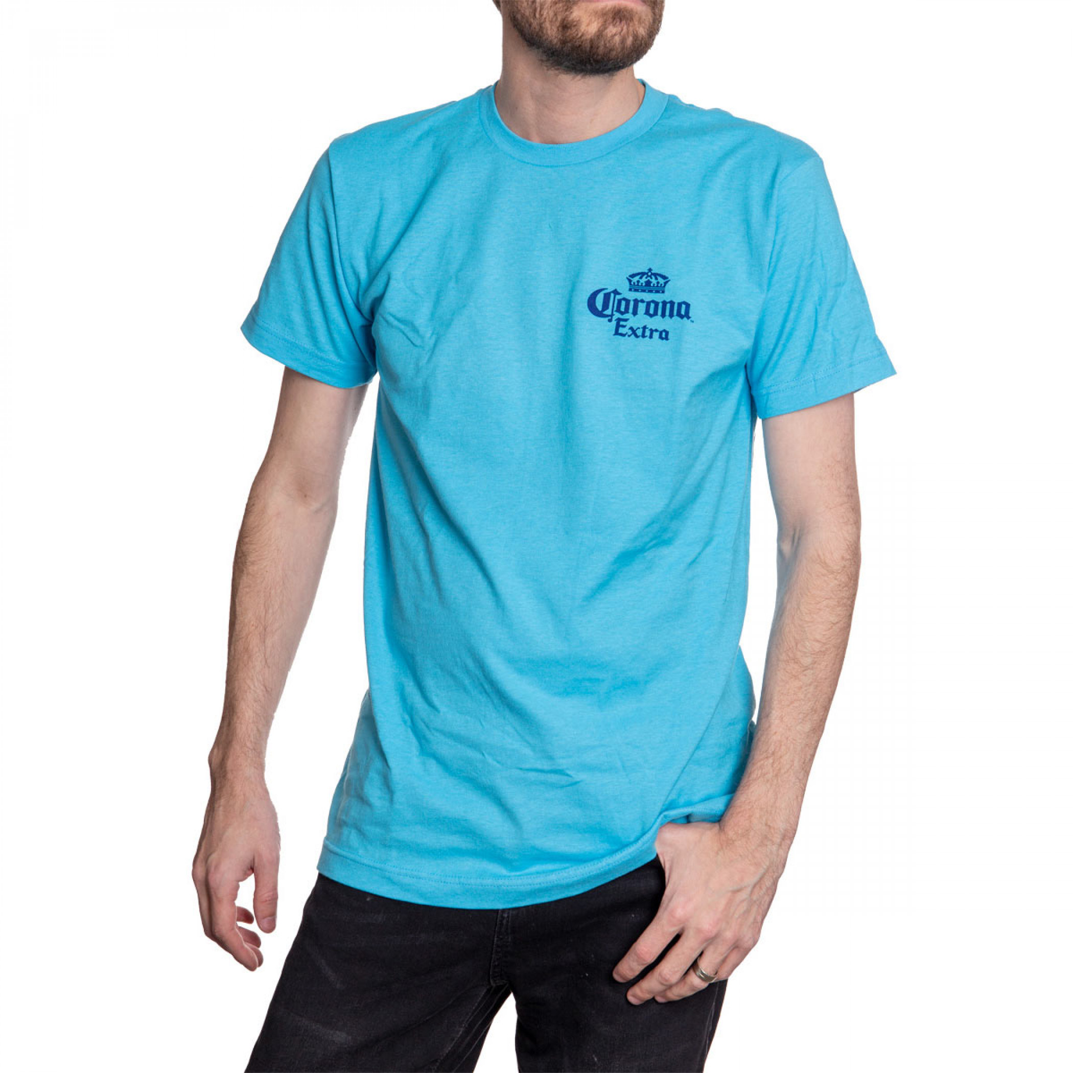 Corona Beach Sunset Blue T-Shirt