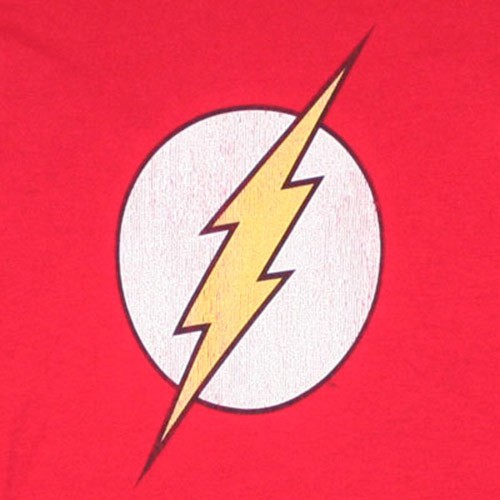 The Flash Logo Red Juniors Graphic T-Shirt