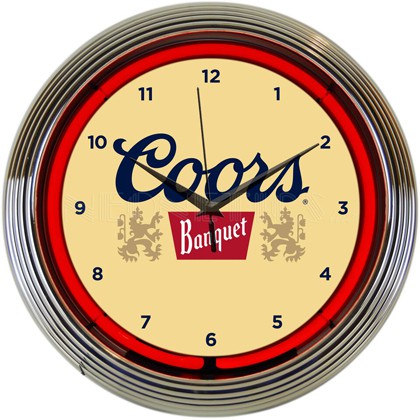 Coors Neon Clock