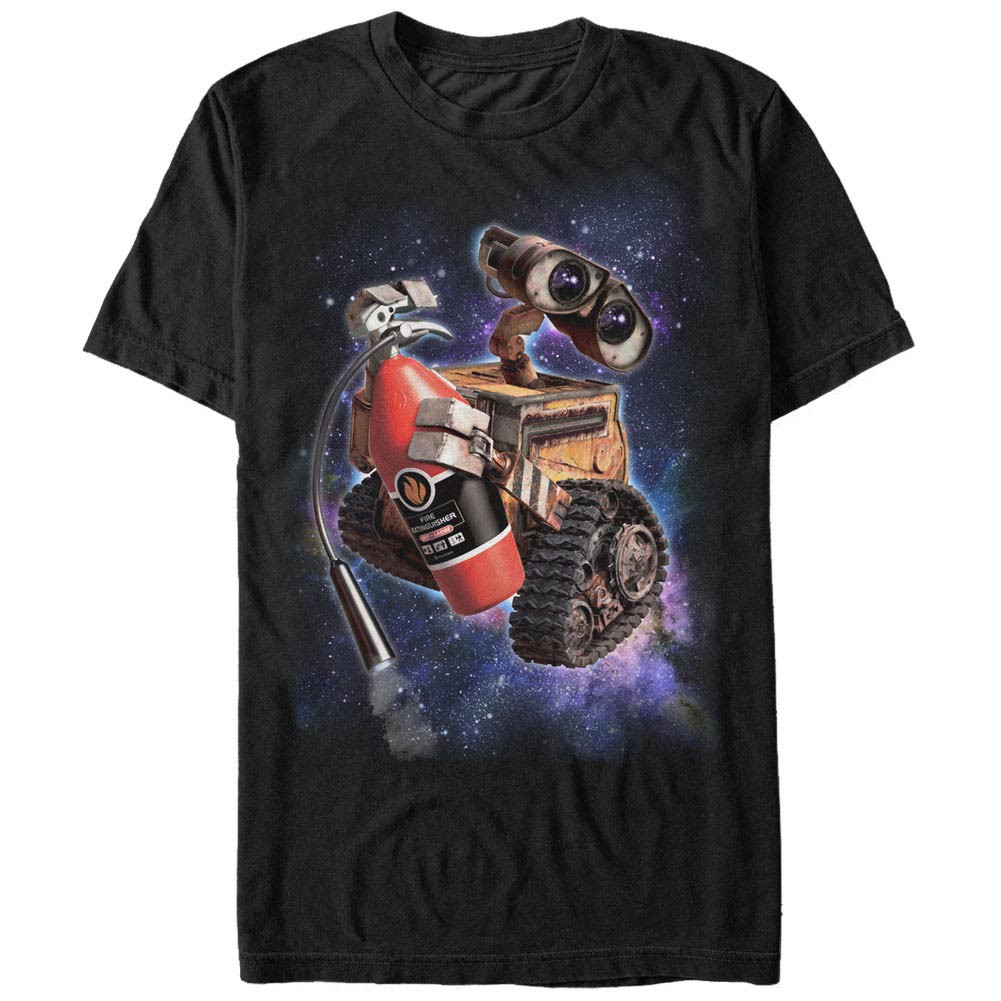 Disney Pixar Wall E Space Walle Black T-Shirt