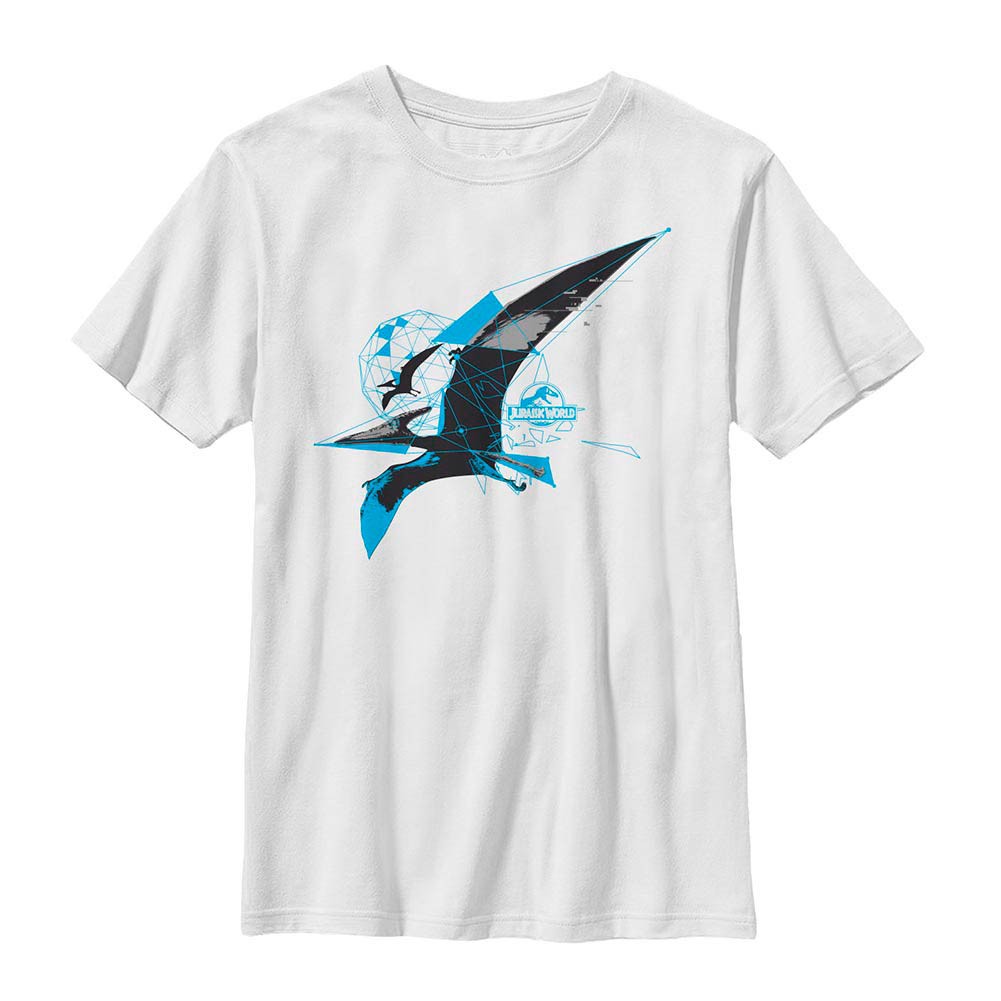 Jurassic World Flying Bird White Youth T-Shirt
