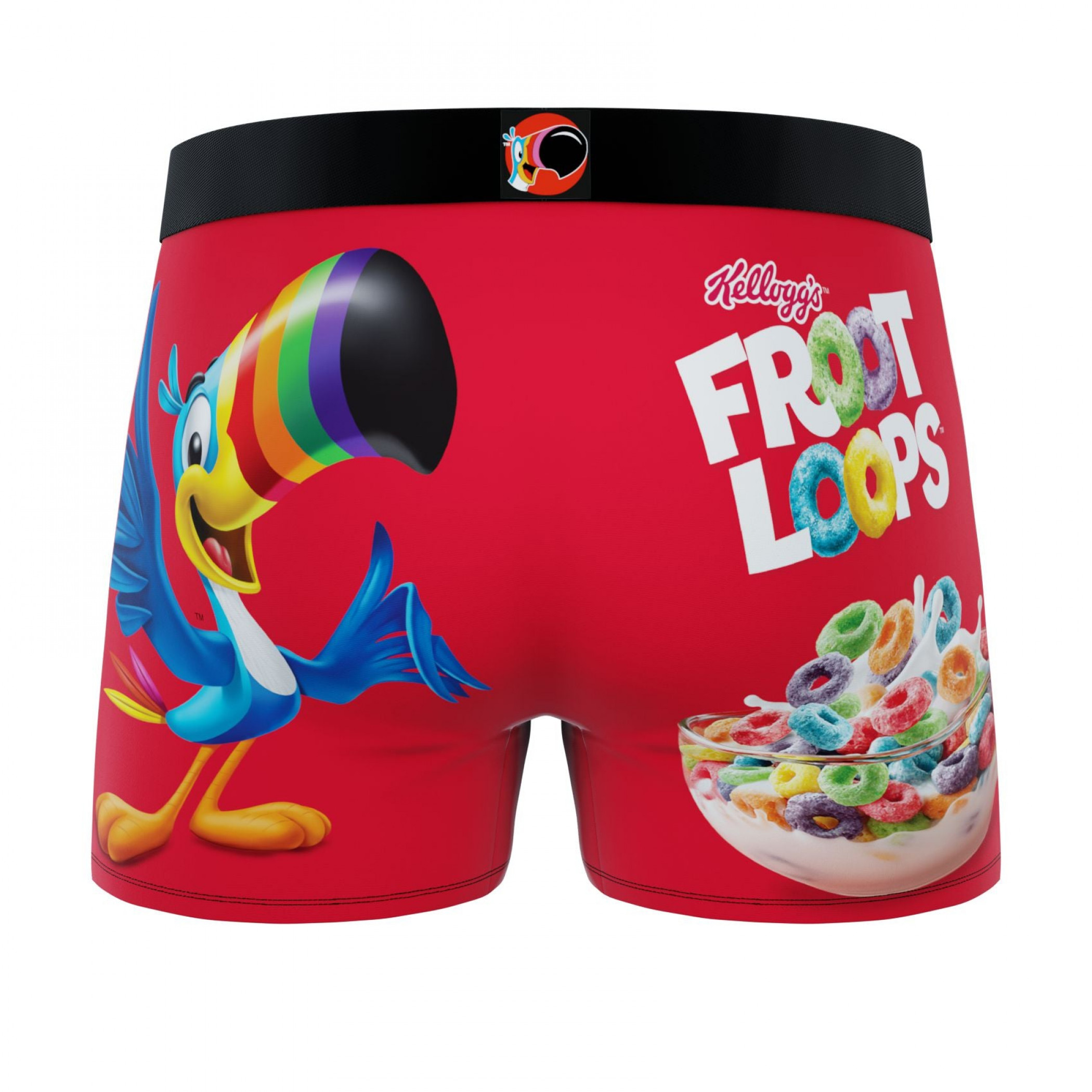 Kellogg's Frosted Mini-Wheats Cereal Box Style Swag Boxer Briefs