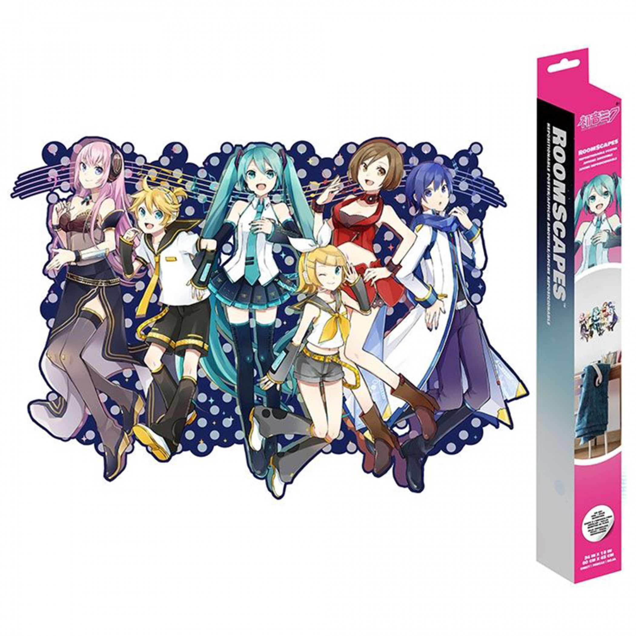 Hatsune Miku Characters RoomScapes Wall Decal