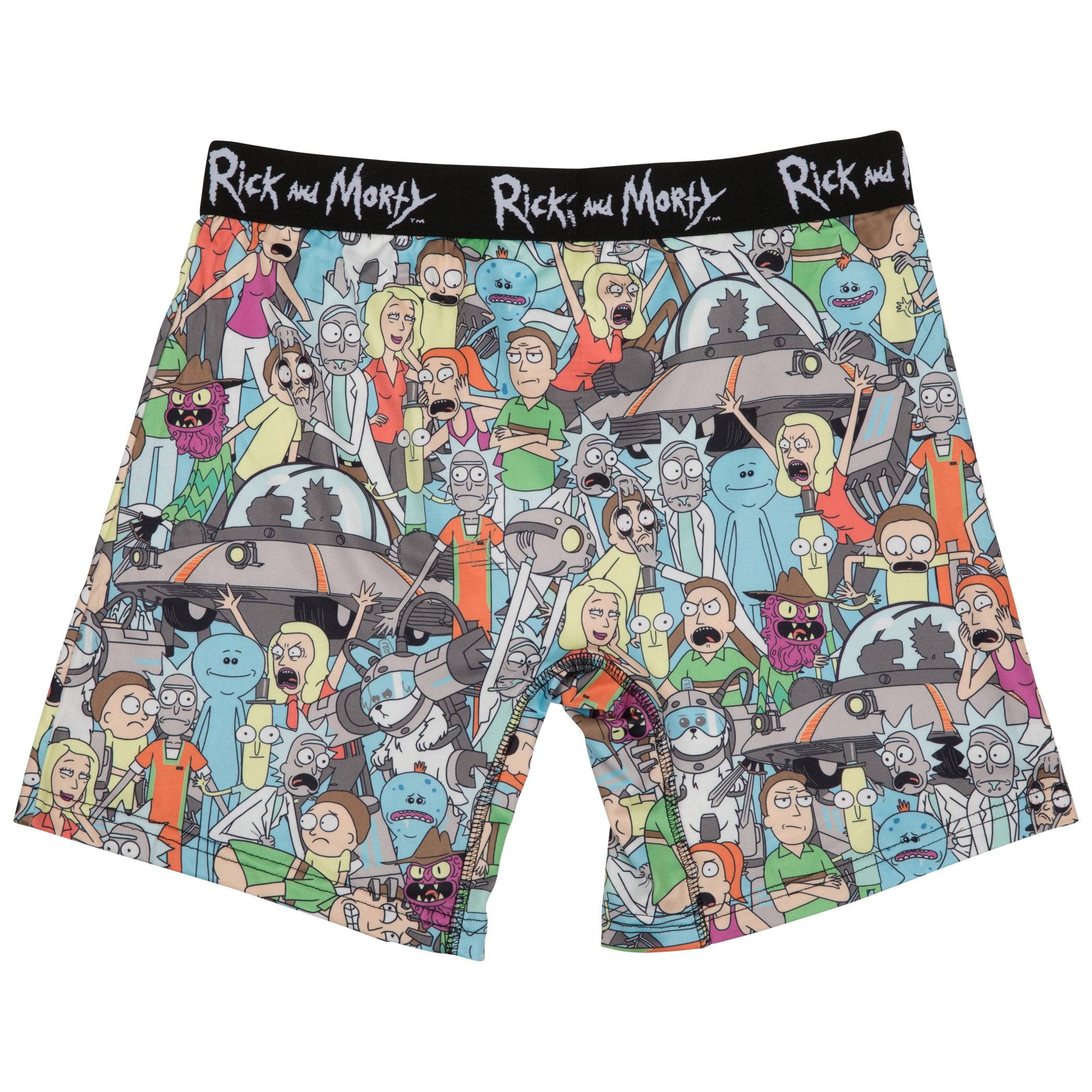 Rick and Morty Character Collage Boxer Briefs