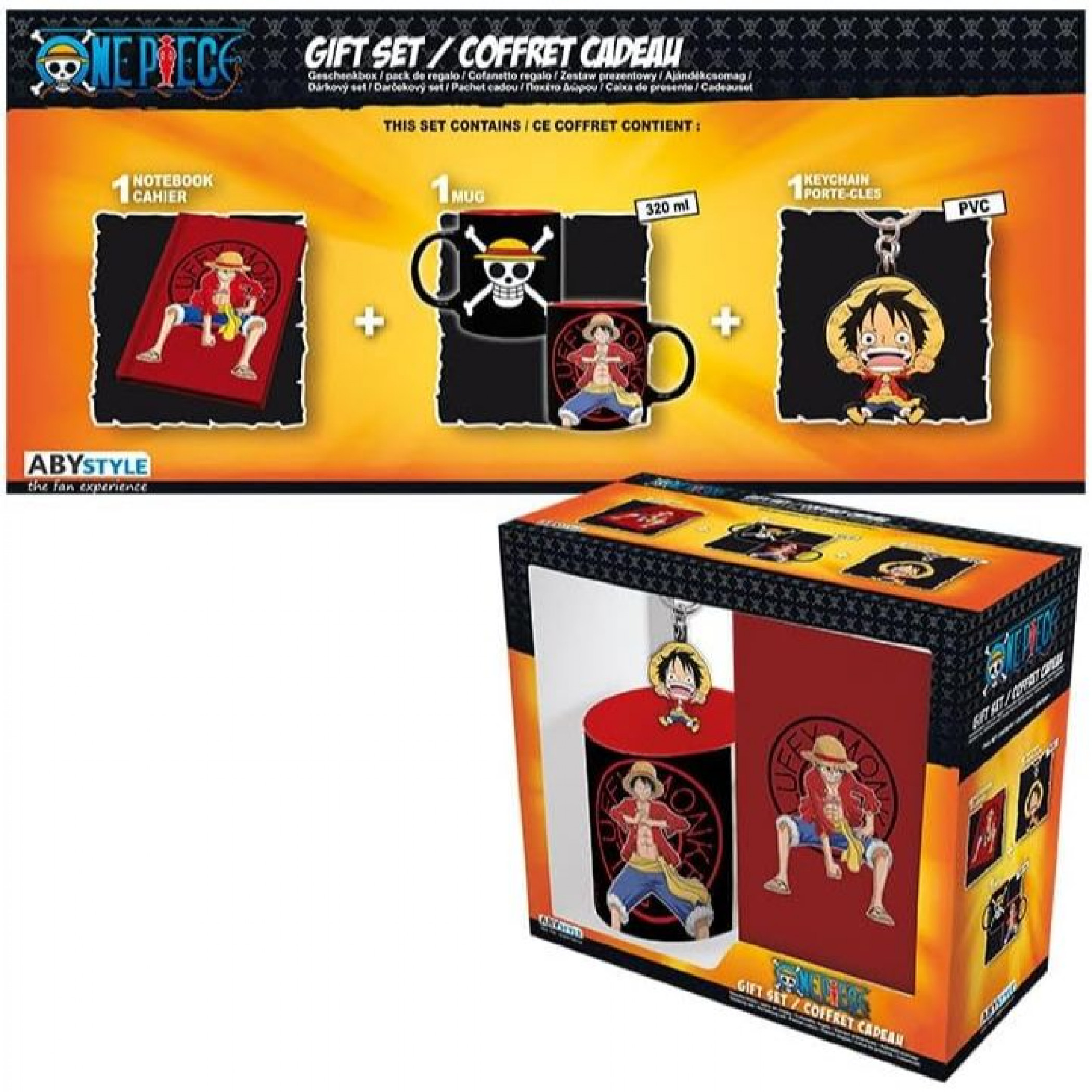  One Piece - Luffy Mug & Coaster Gift Set