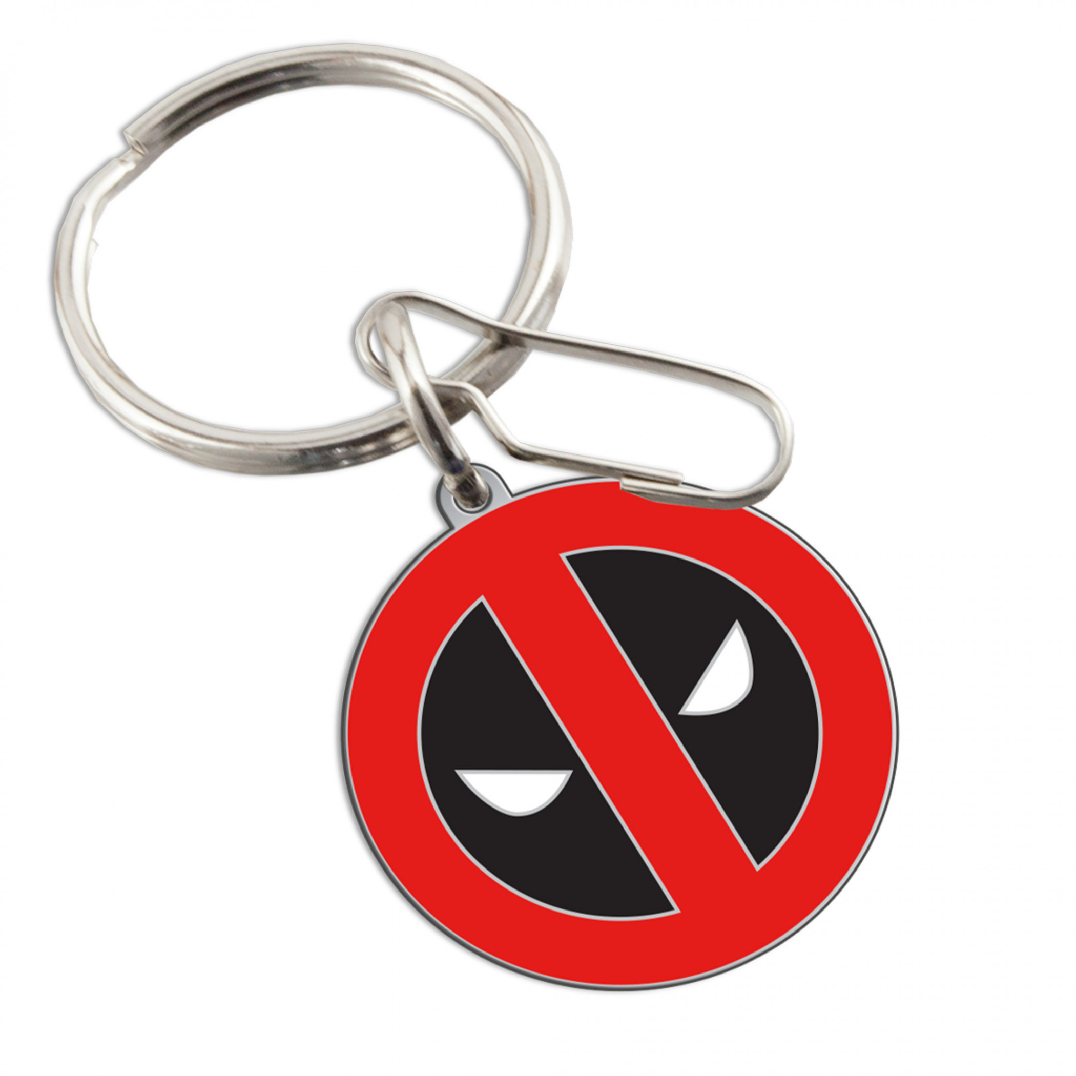 Marvel Comics Deadpool Logo Enamel Keychain