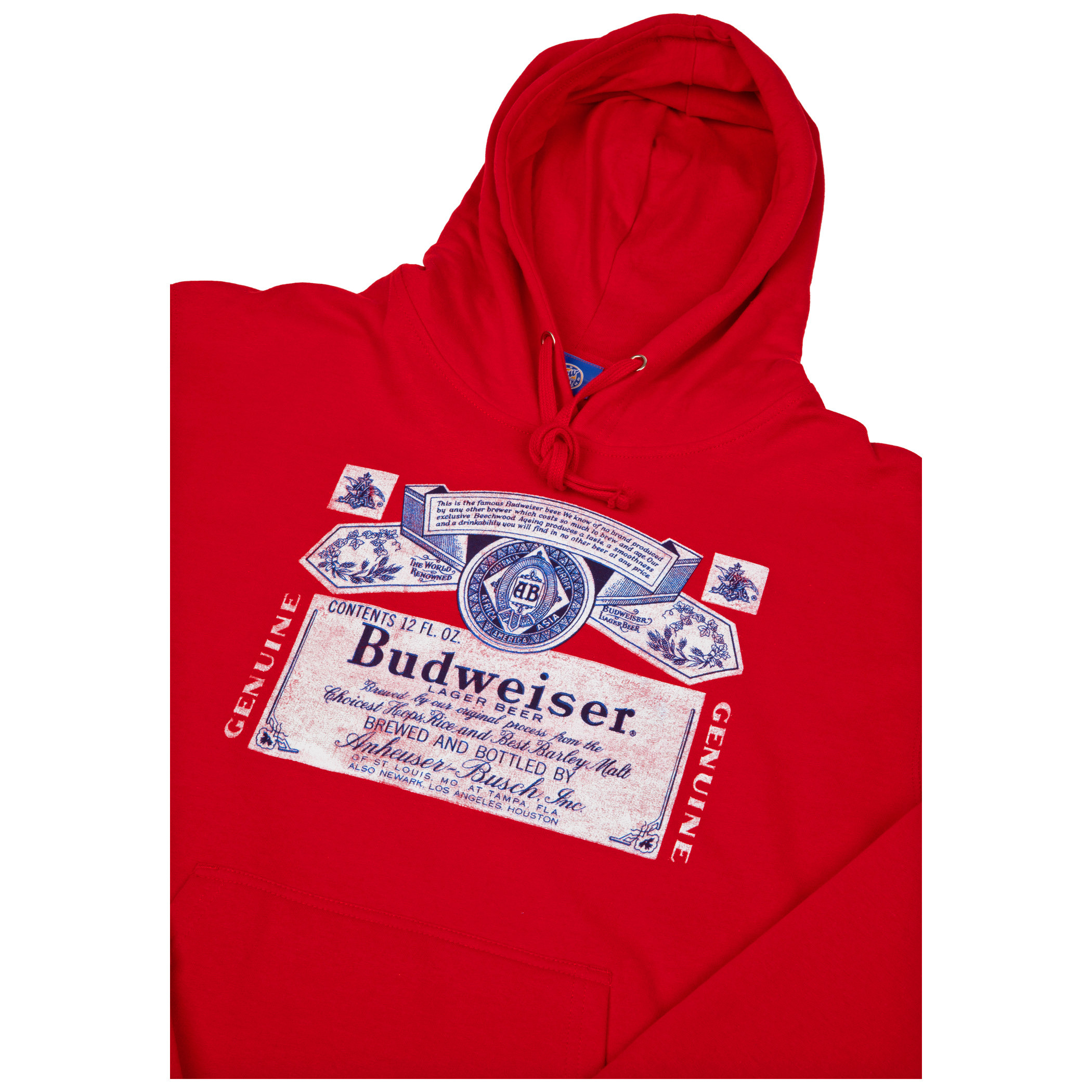 Classic FM Embroidered Red Hoodie