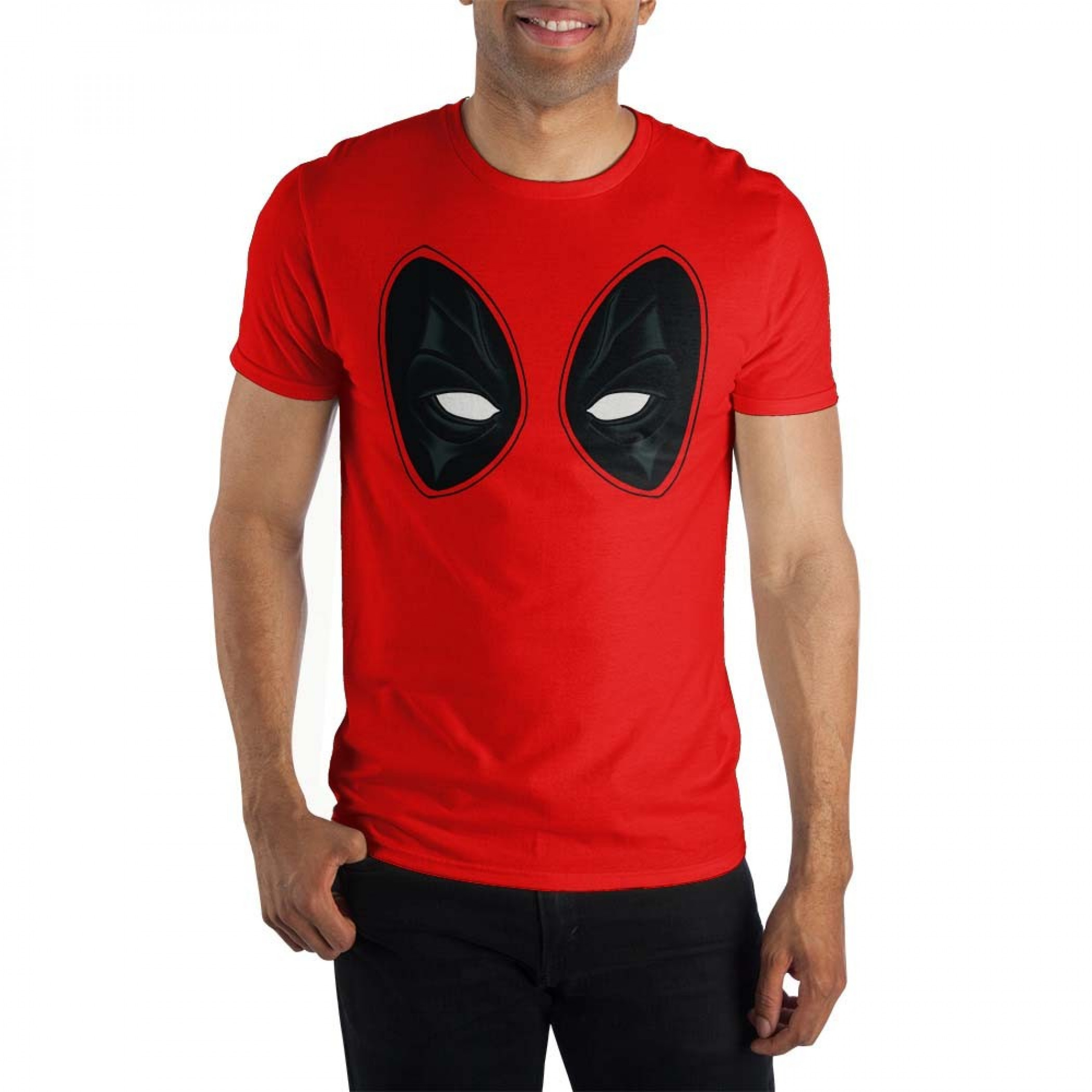 Deadpool Eyes Red Costume T-Shirt