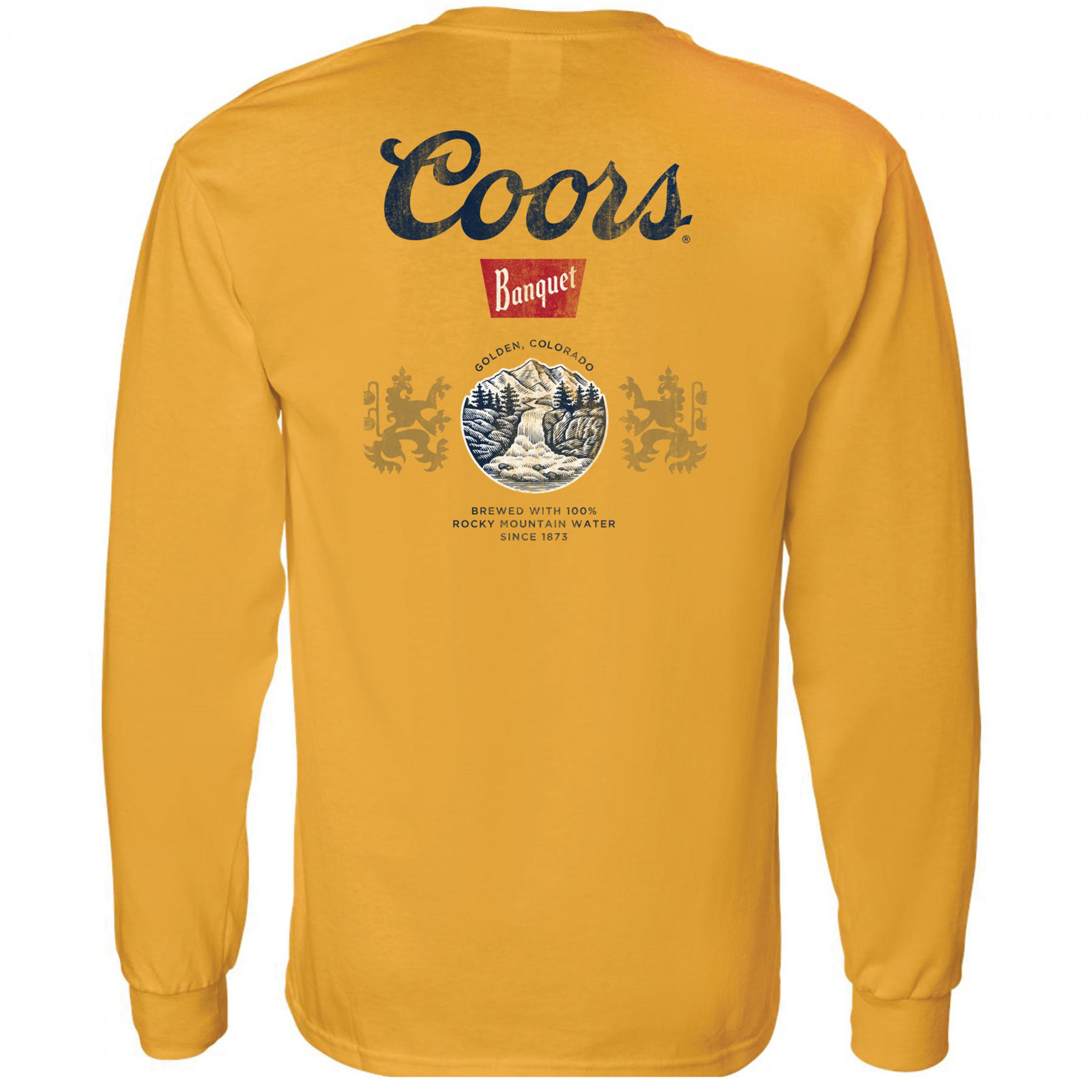 Coors Banquet Front and Back Print Long Sleeve Shirt