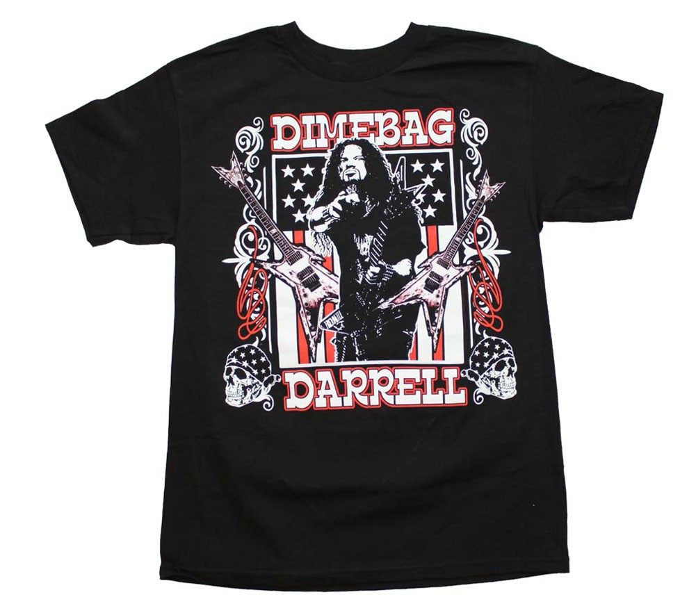 Dimebag Darrell Guitars Flag T-Shirt