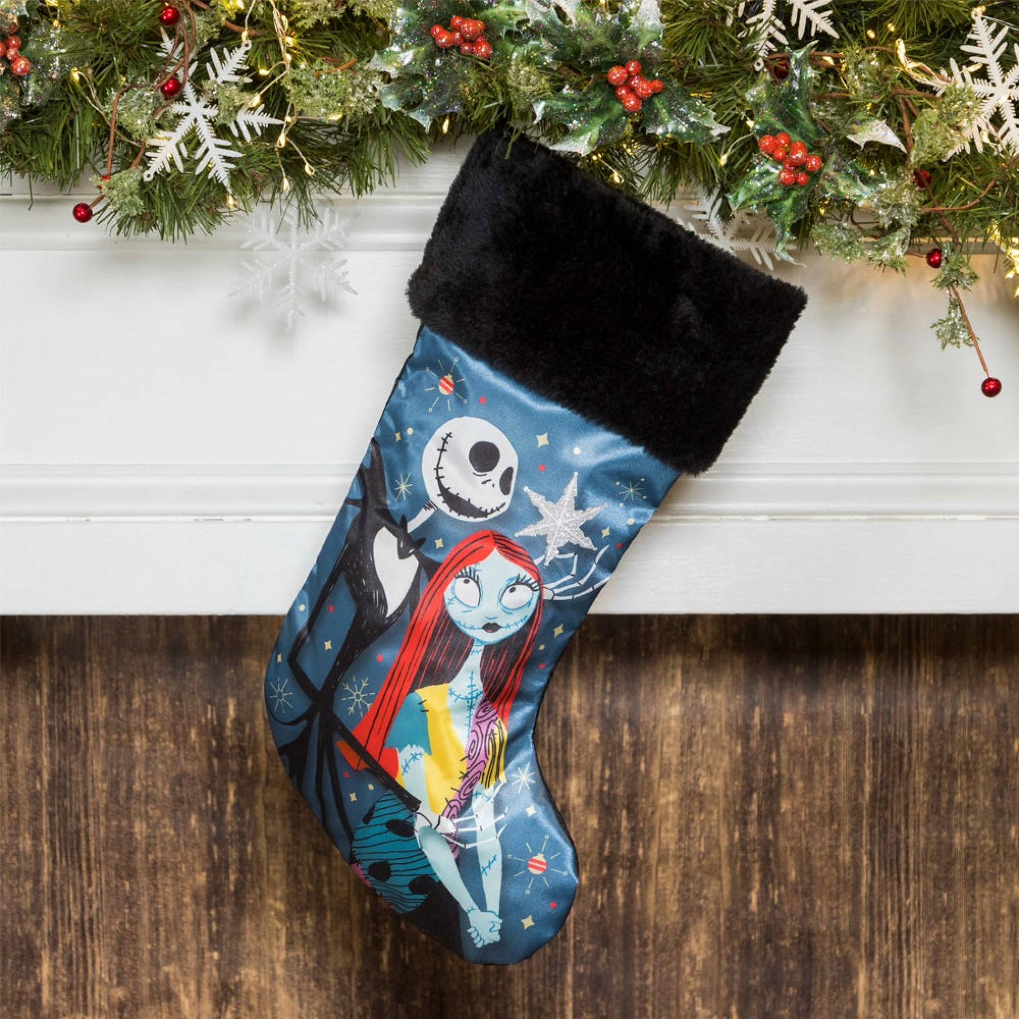 The Nightmare Before Christmas Jack and Sally Stocking