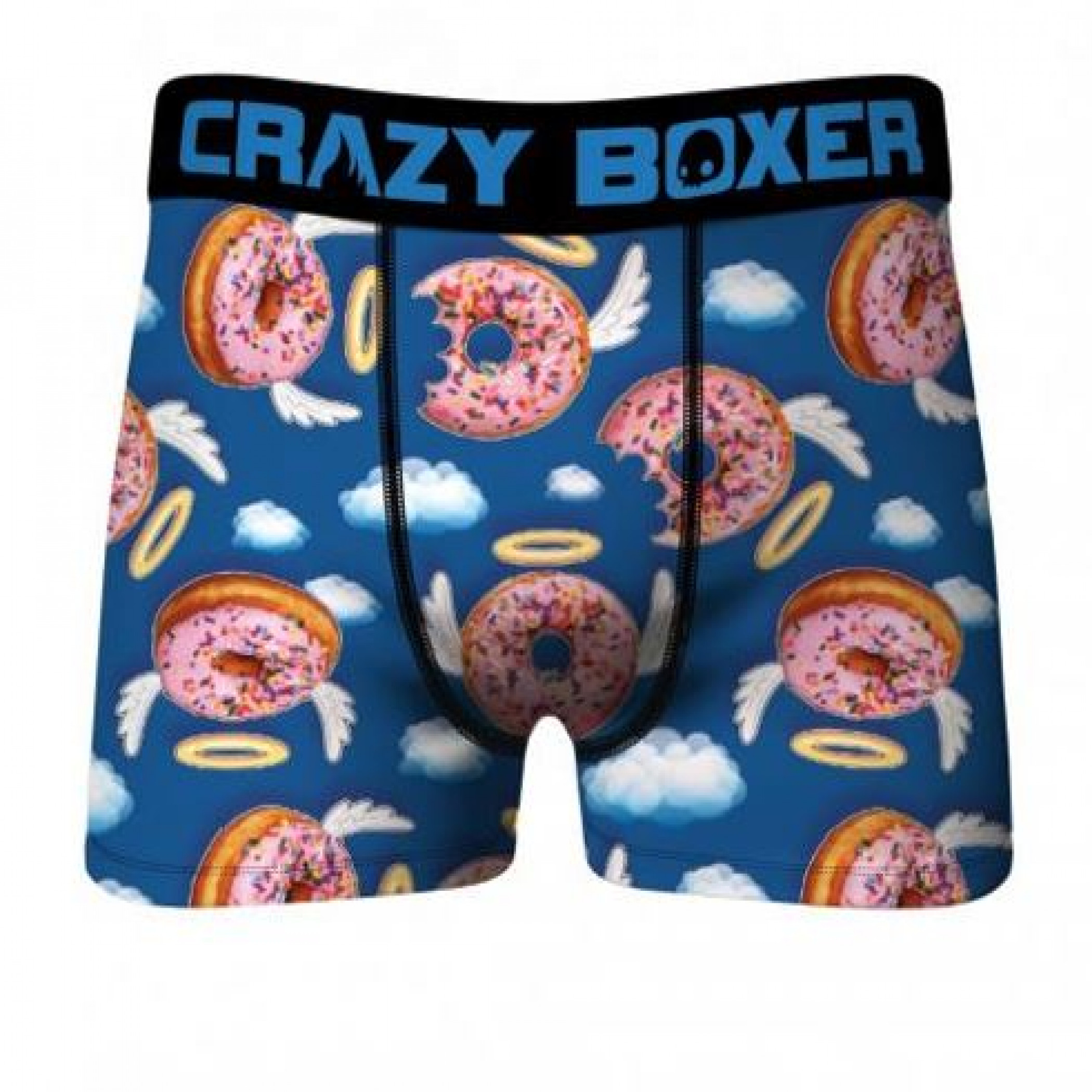 Crazy Boxers Donut Angels All Over Men's Boxer Briefs