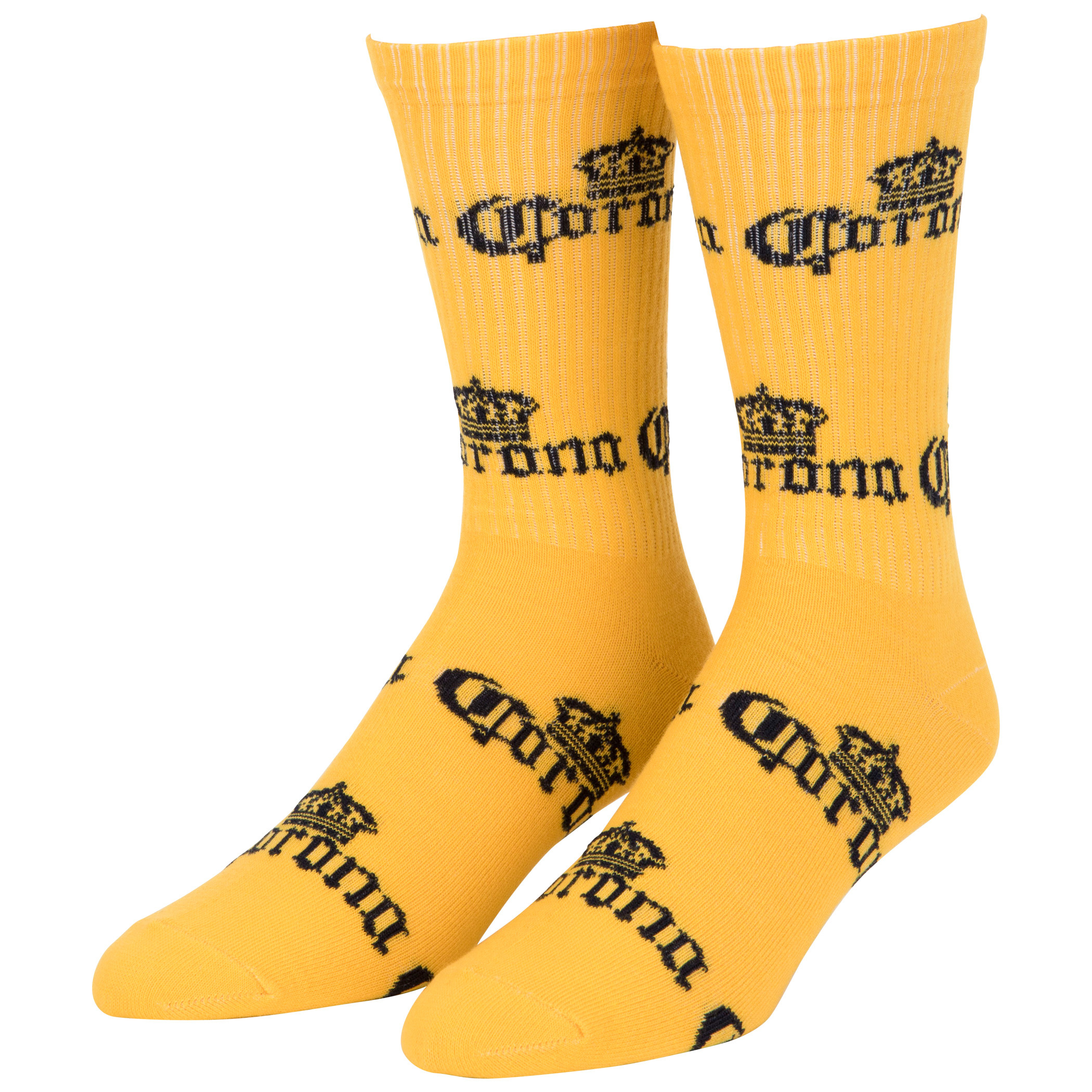 Corona Extra Classic Logos Men's Crew Socks 2-Pack