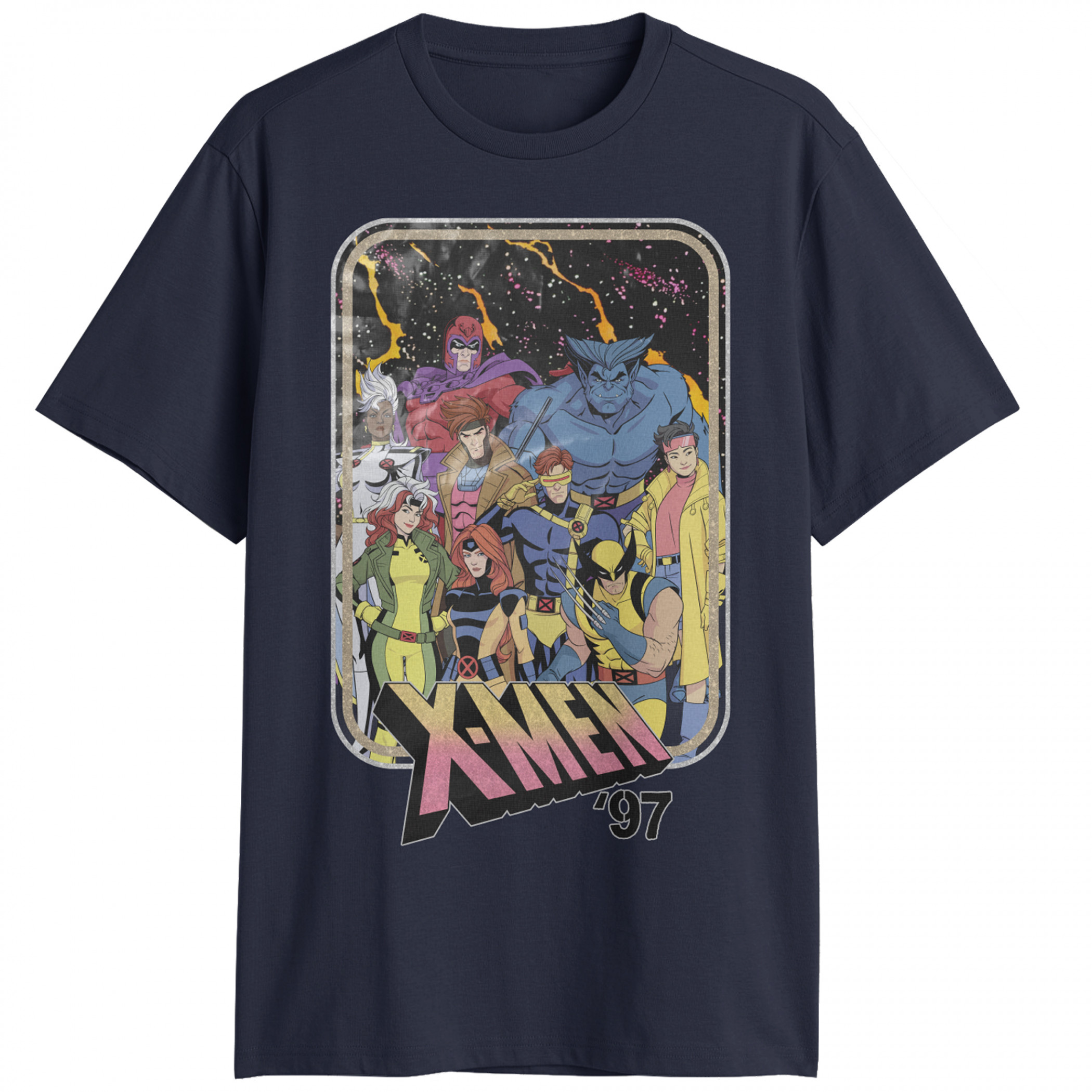 X-Men Classic Lineup Men's Blue T-Shirt