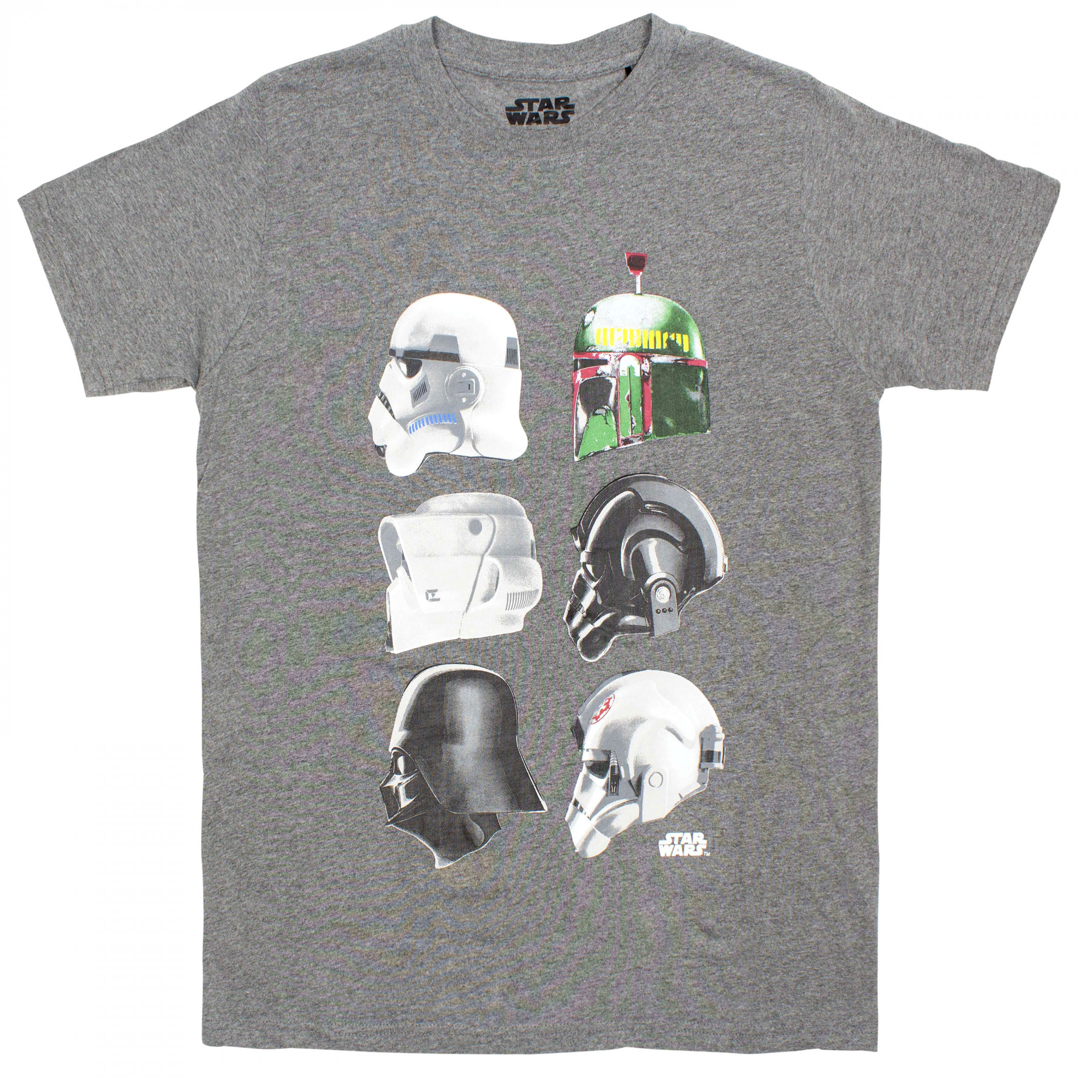 Star Wars Republic Helmets Side Profile T-Shirt