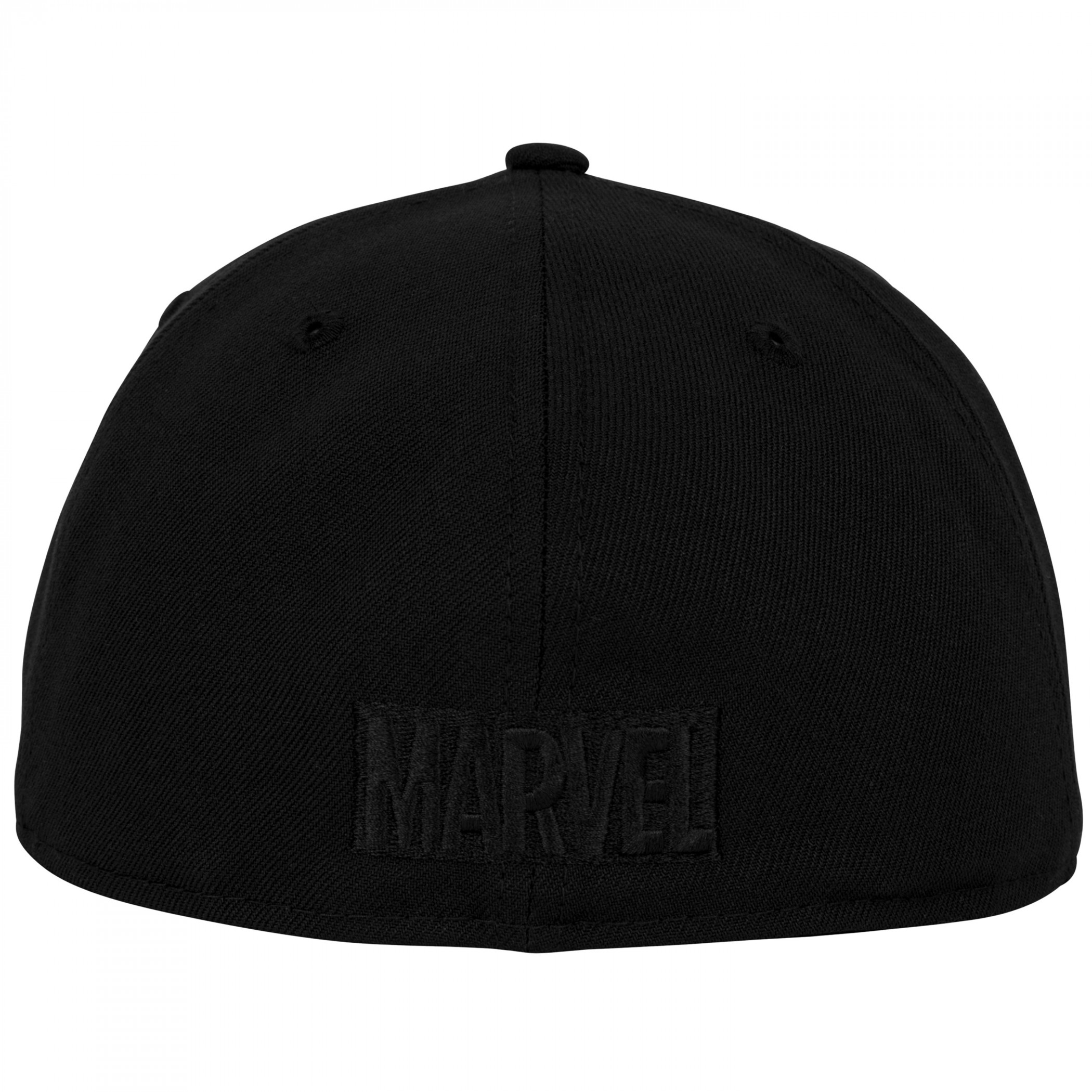 thumbnail image 2 of Marvel Comics Deadpool Snapback Hat - All-Over Print, Black/White/Red, Adjustable 2 of 2