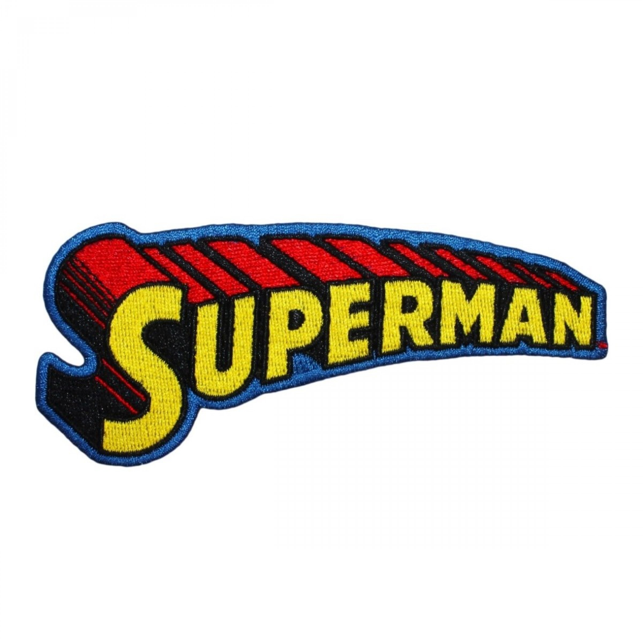 Superman Classic Title Logo Patch