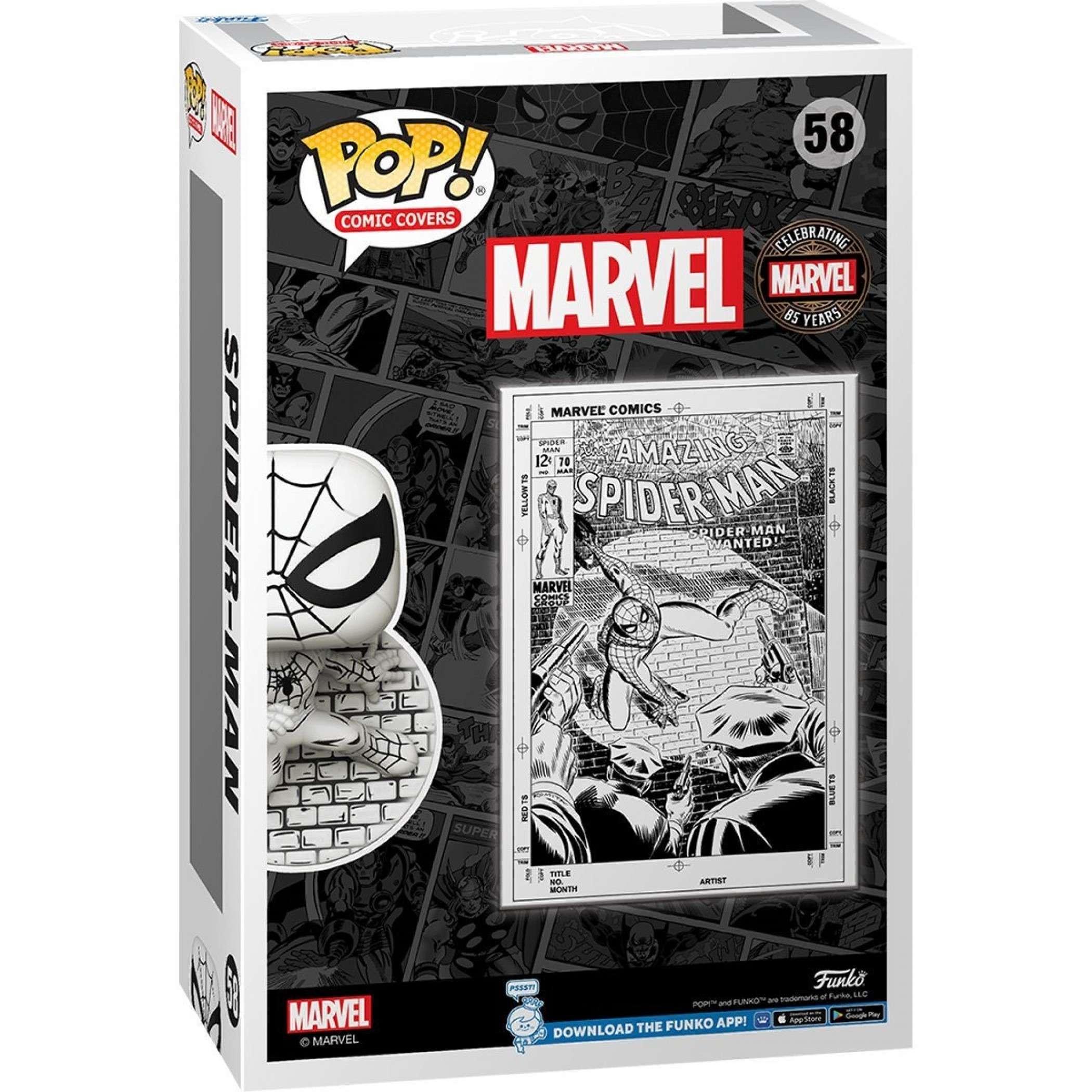 The Amazing Spider-Man 85th Anniversary Comic Cover Funko Pop!