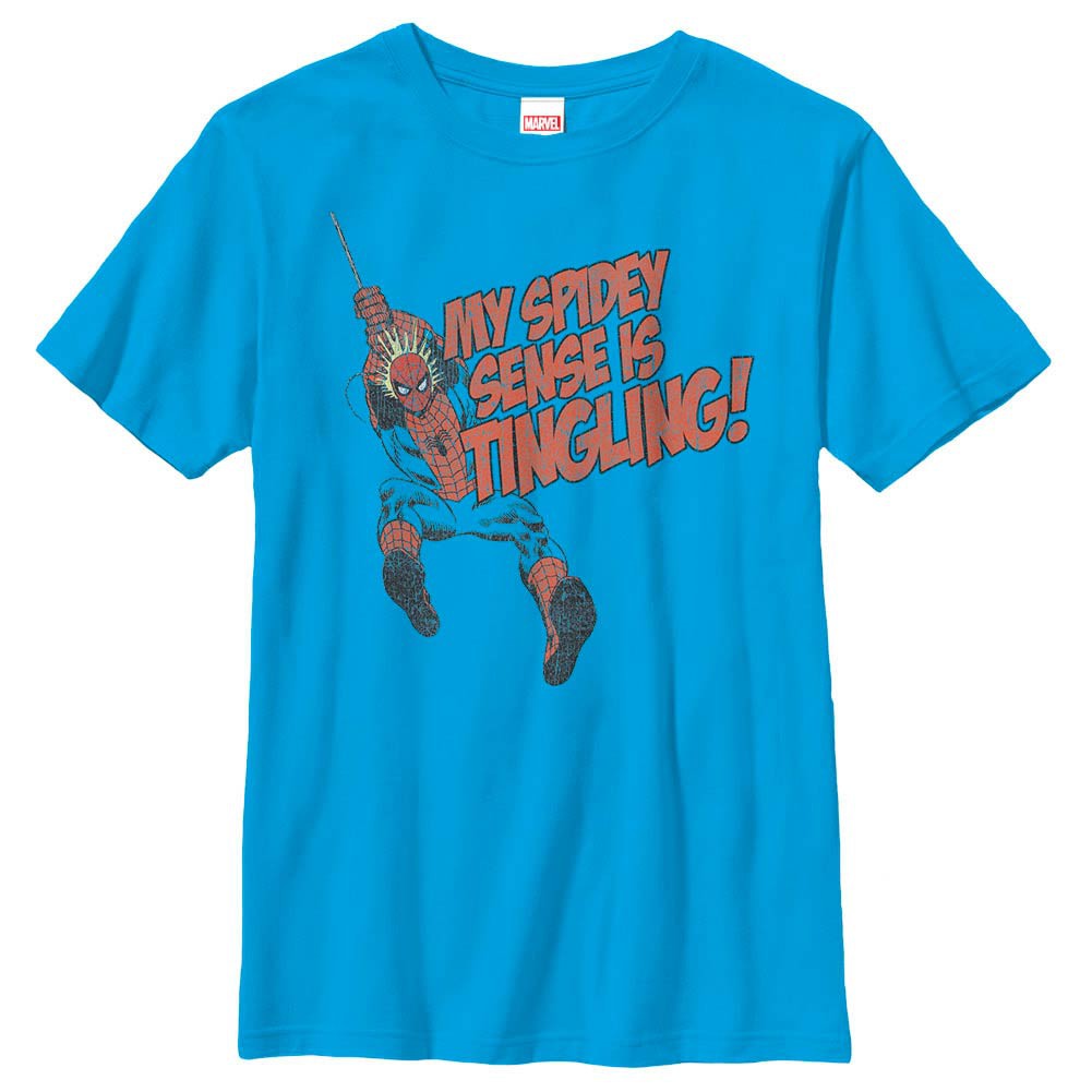 Spider-Man Spidey Senses Tingling Blue Youth T-Shirt