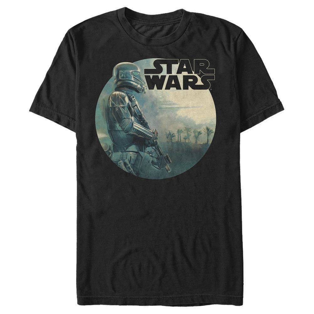 Star Wars Rogue One Troop Round Black T-Shirt