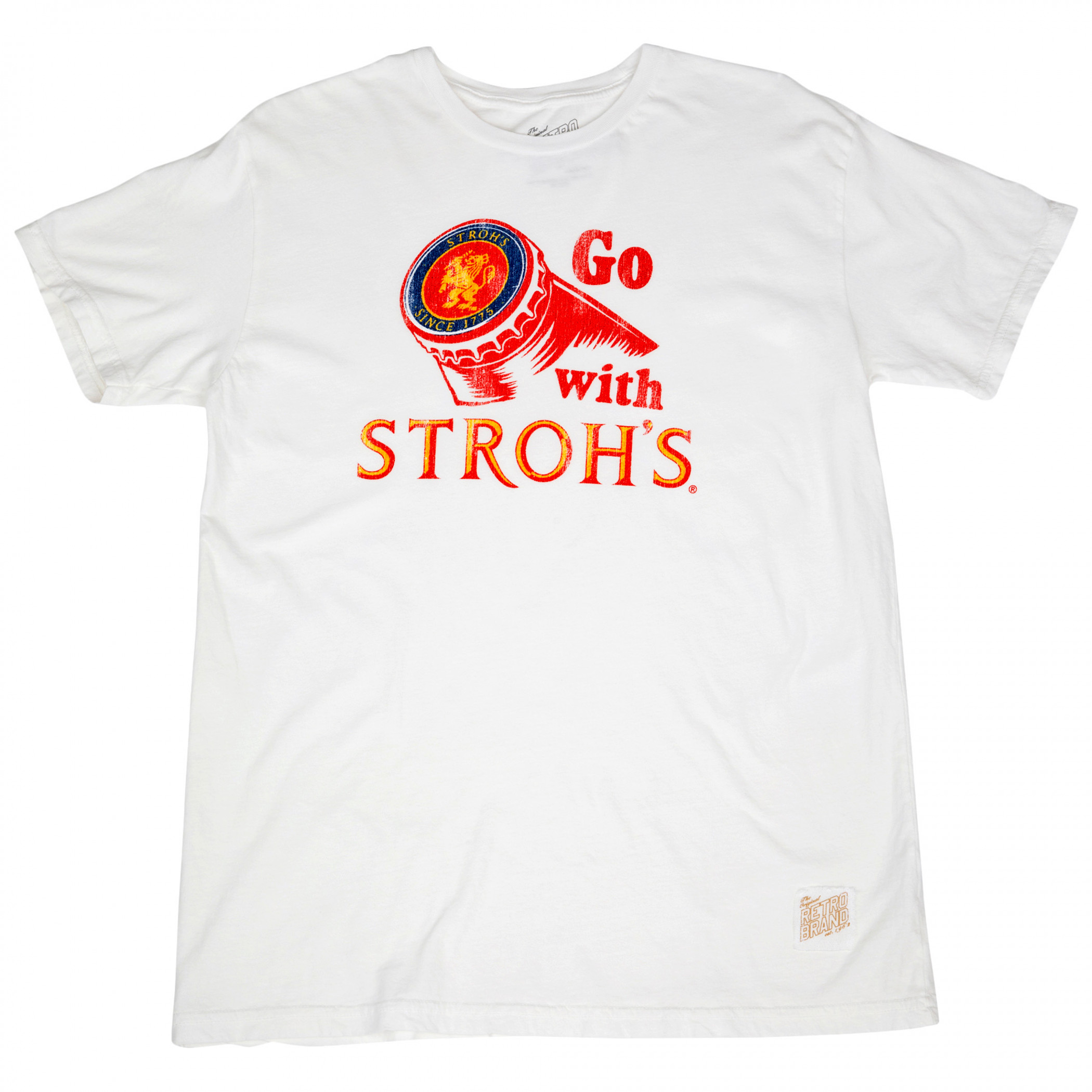Stroh's Beer Go with Stroh's Vintage Style T-Shirt