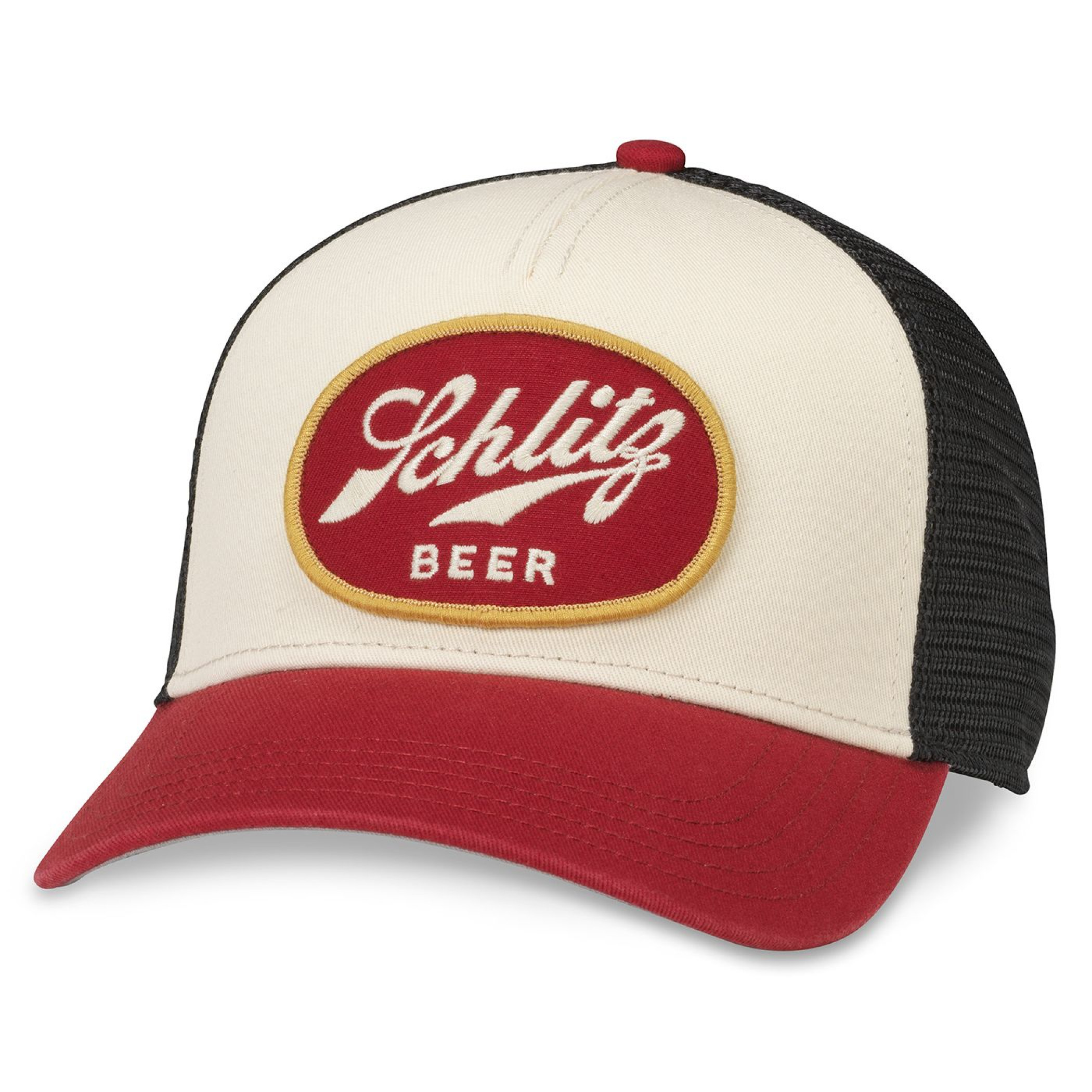 Schlitz Beer Retro Logo Patch Valin Snapback Hat