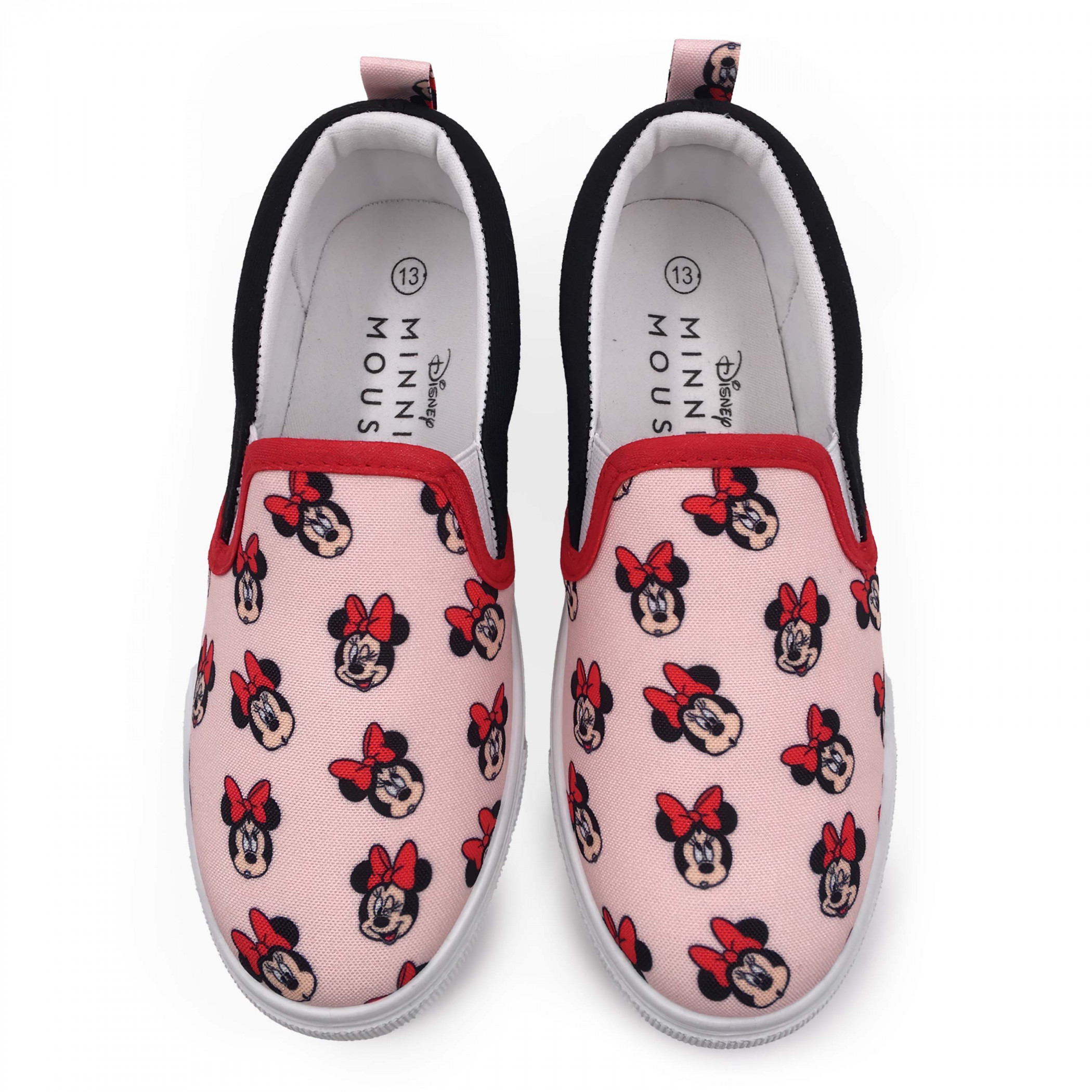 Minnie Mouse Expressions Girl's Slip-On Shoes