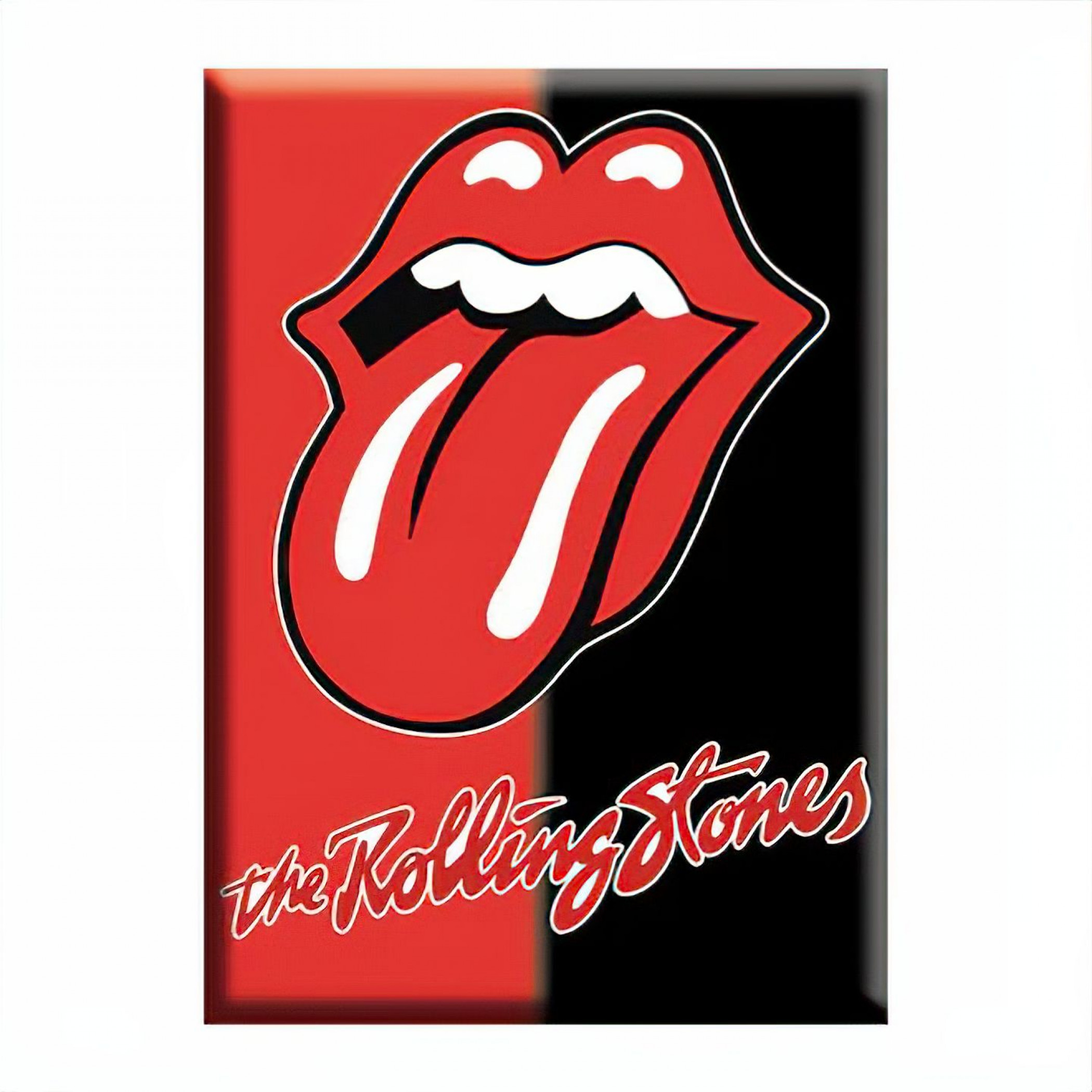 The Rolling Stones Tongue Duo Tone 2.5" x 3.5" Magnet