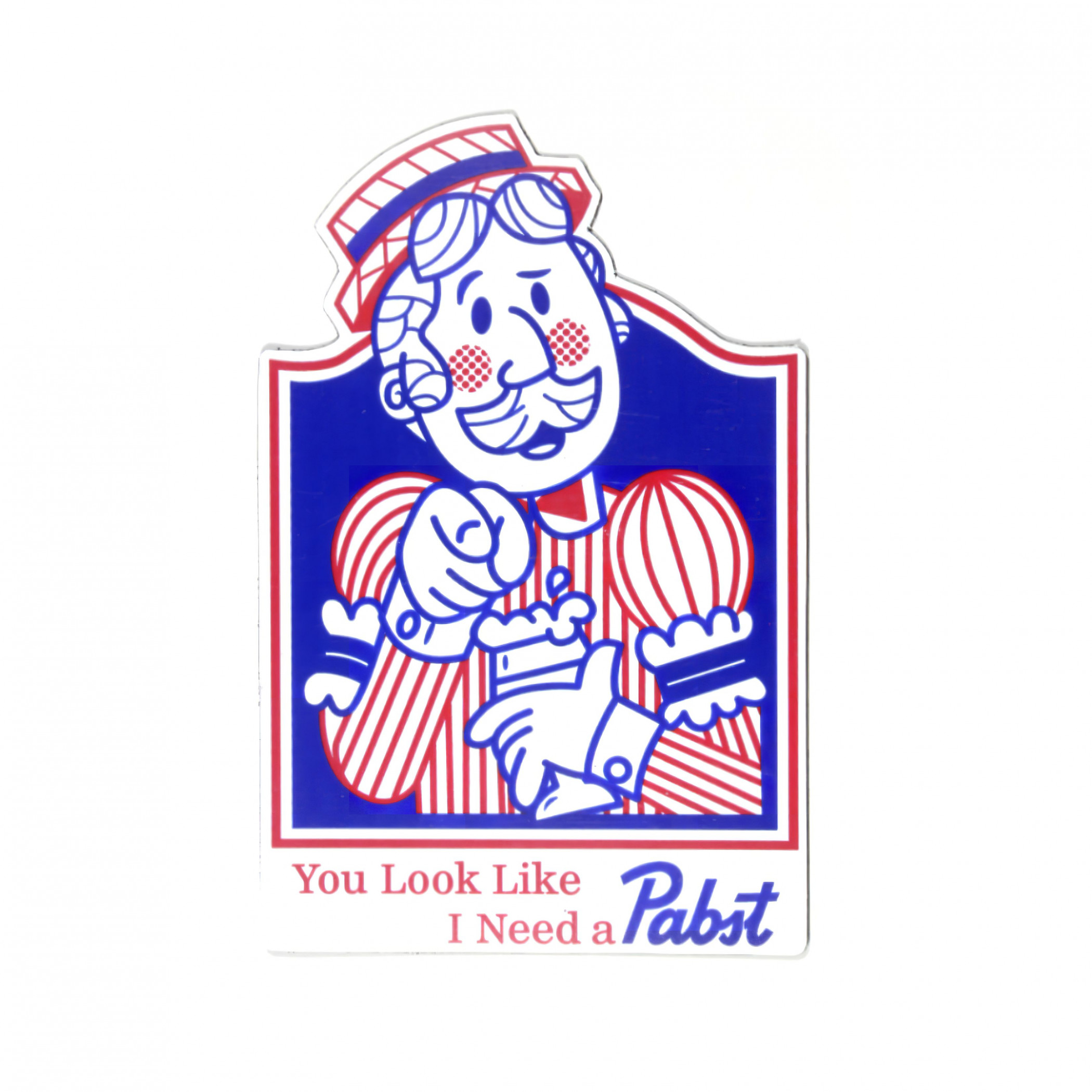 Pabst Blue Ribbon Bartender Magnet