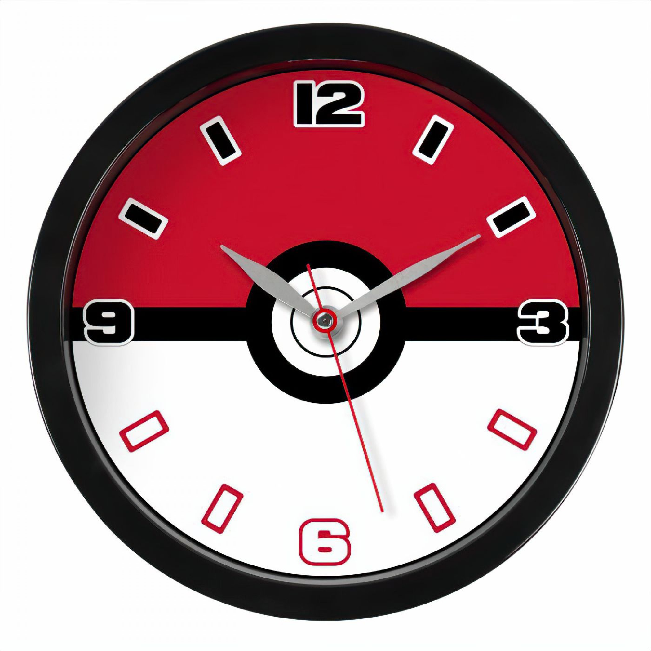 Pokemon Pokeball Wall Clock