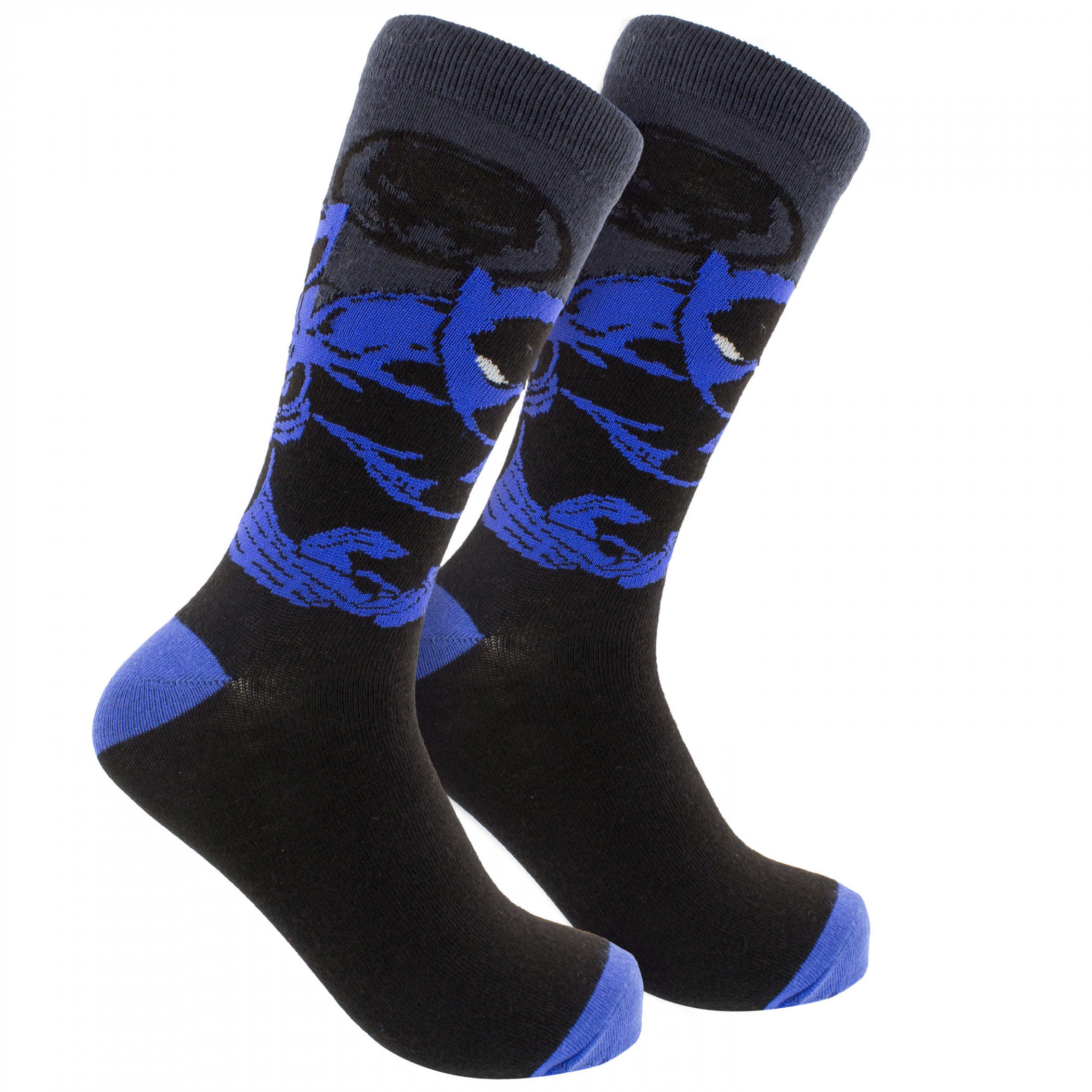 Black Panther Retro Character Cover Crew Socks