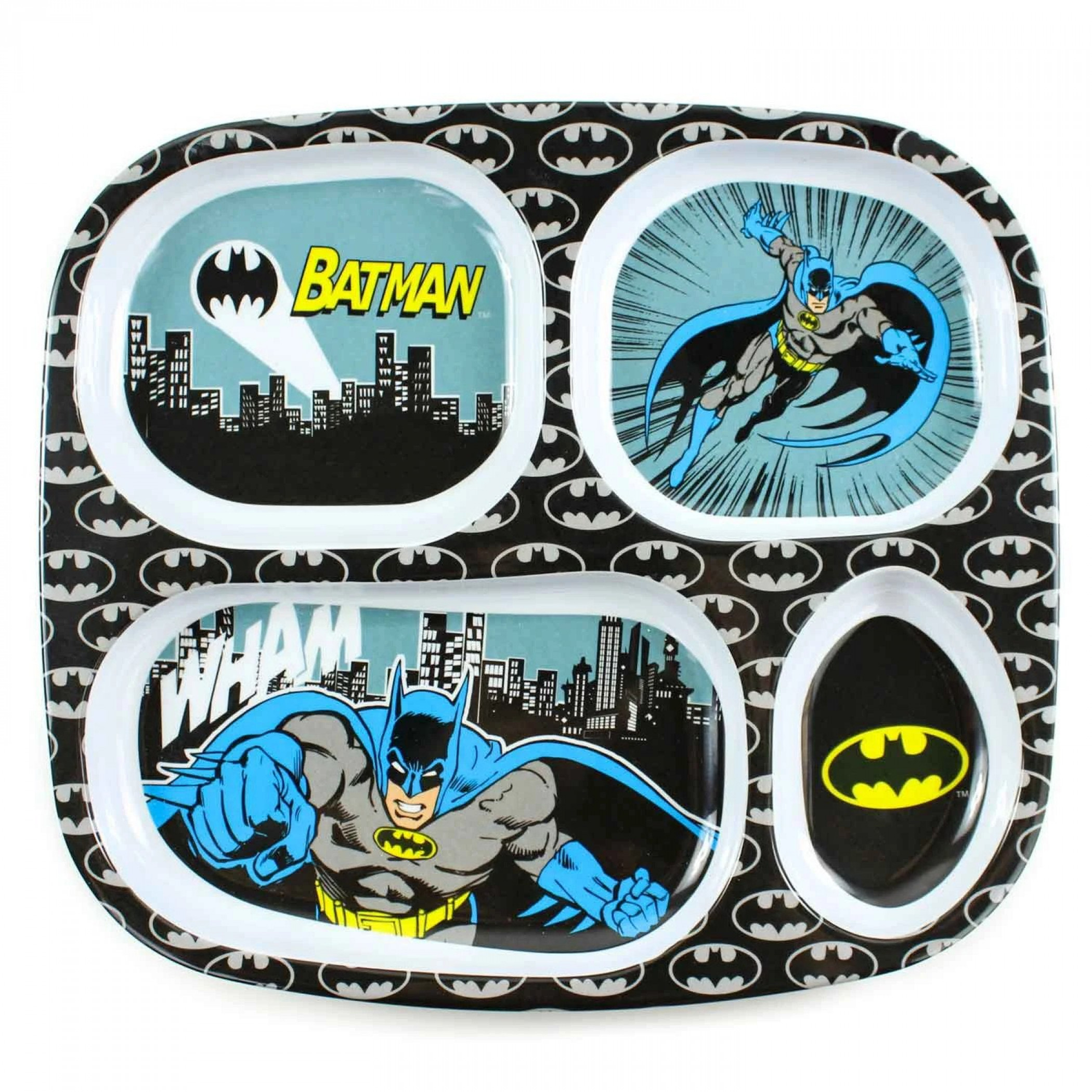 Batman Melamine Divided Plate