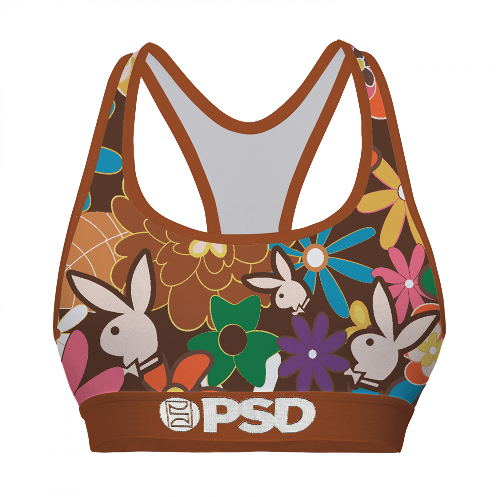 Playboy Flower Funk PSD Sports Bra