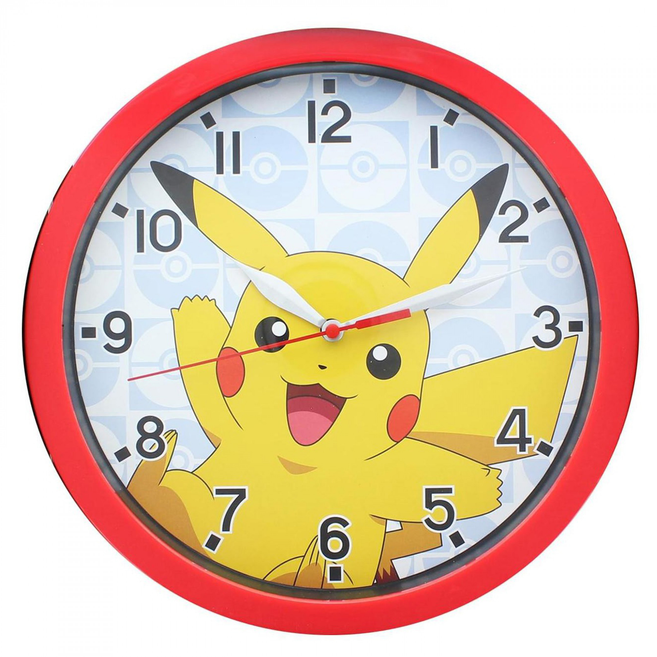 Pokemon Playful Pikachu 9.5" Wall Clock