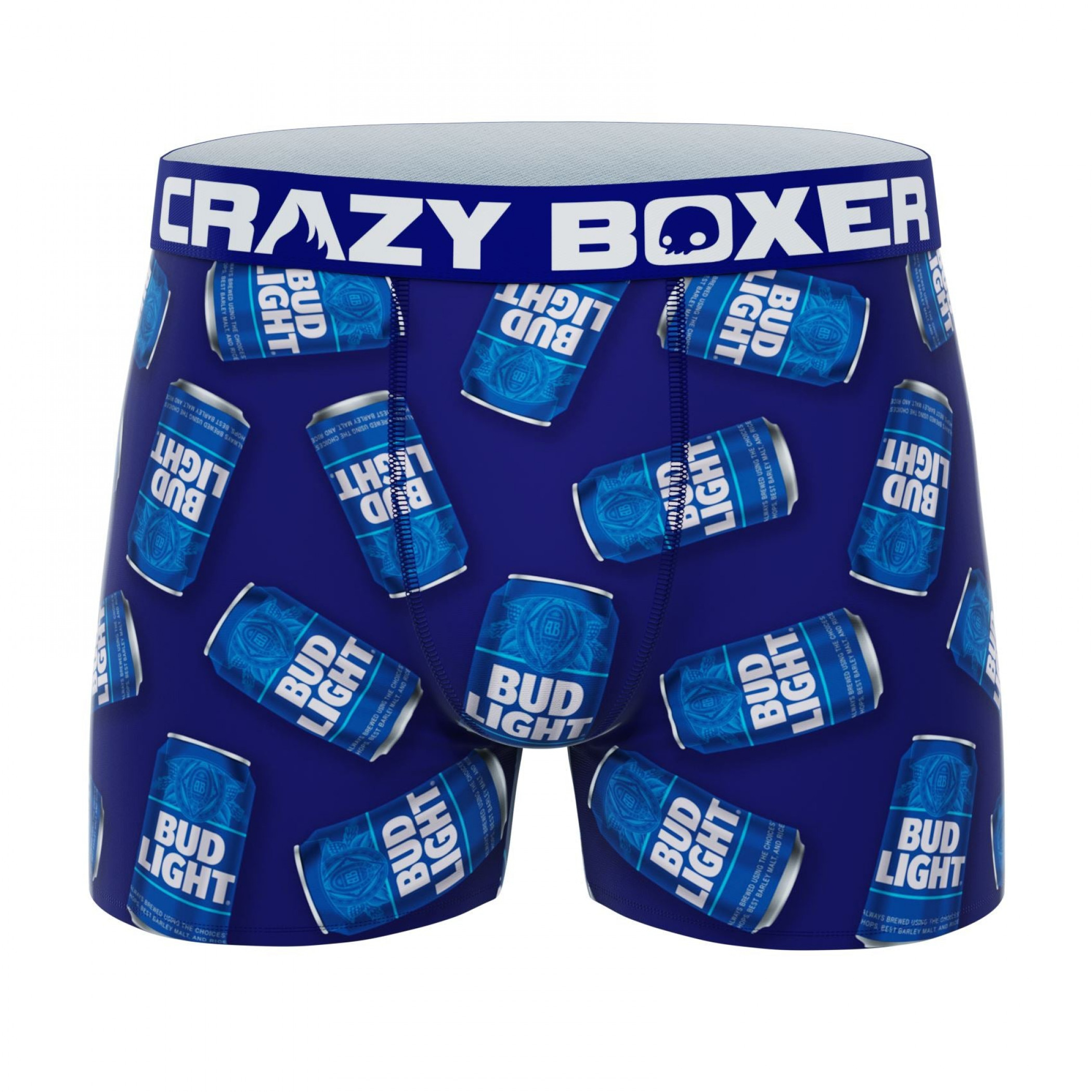 CORONA Themed Boxer Briefs Mens Medium Blue 32-34 