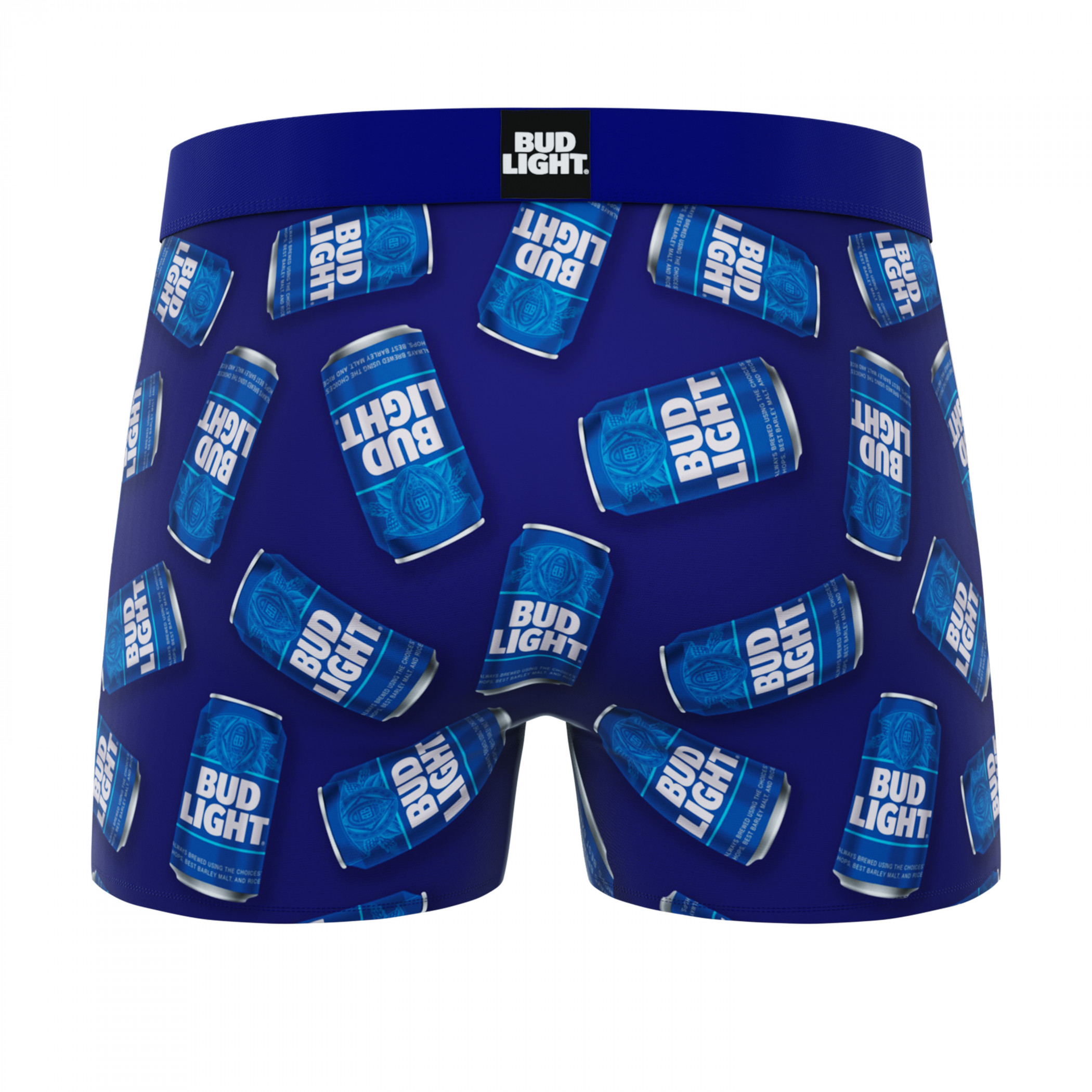 Crazy Boxers Bud Light Cans Boxer Briefs and Socks in Beer Can