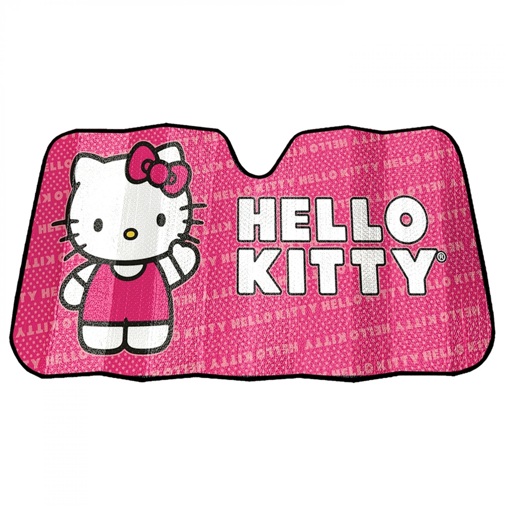 Hello Kitty Wavin' Hi Car Windshield Visor Sunshade