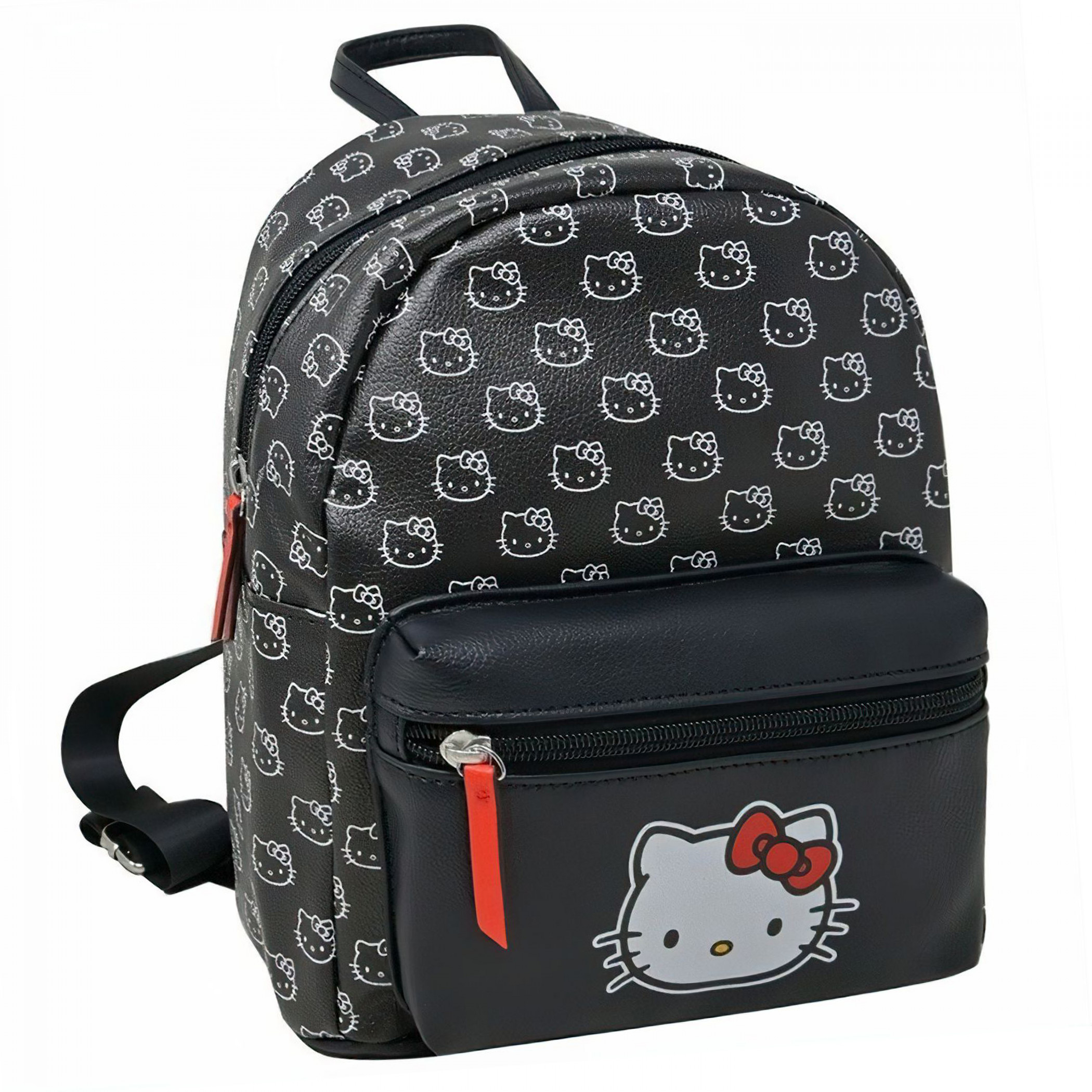 Hello Kitty All Over Print Black 10 Mini Backpack