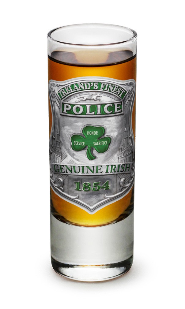 Ireland's Finest Irish Police Shot Glass