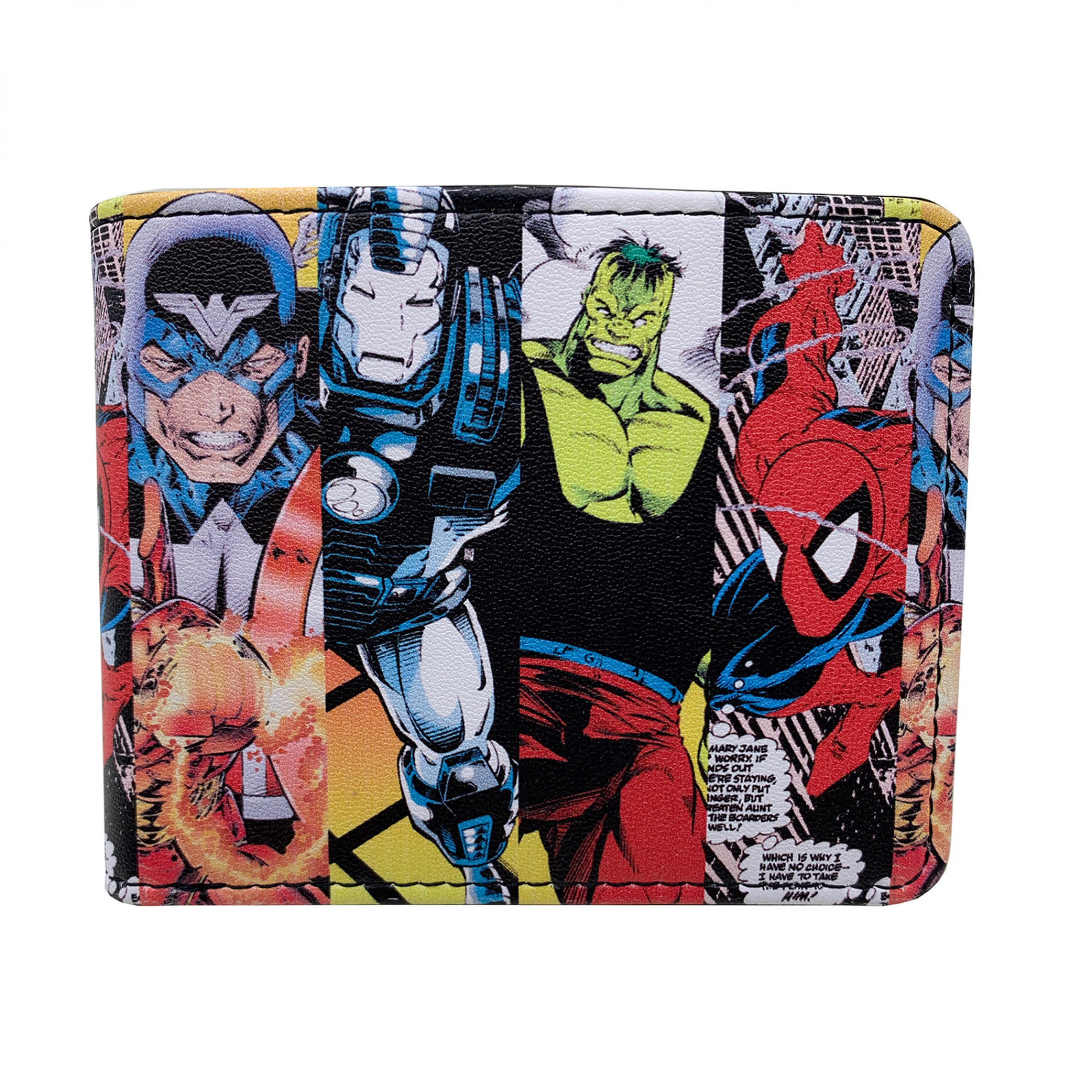 Avengers Retro Panels Bifold Wallet