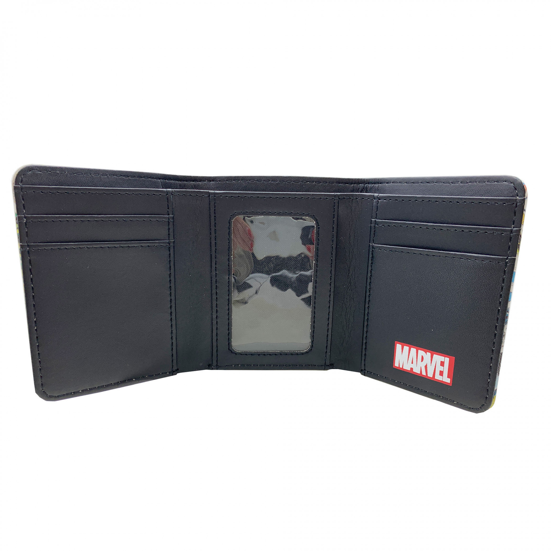 Captain America Comic Strips Trifold Wallet