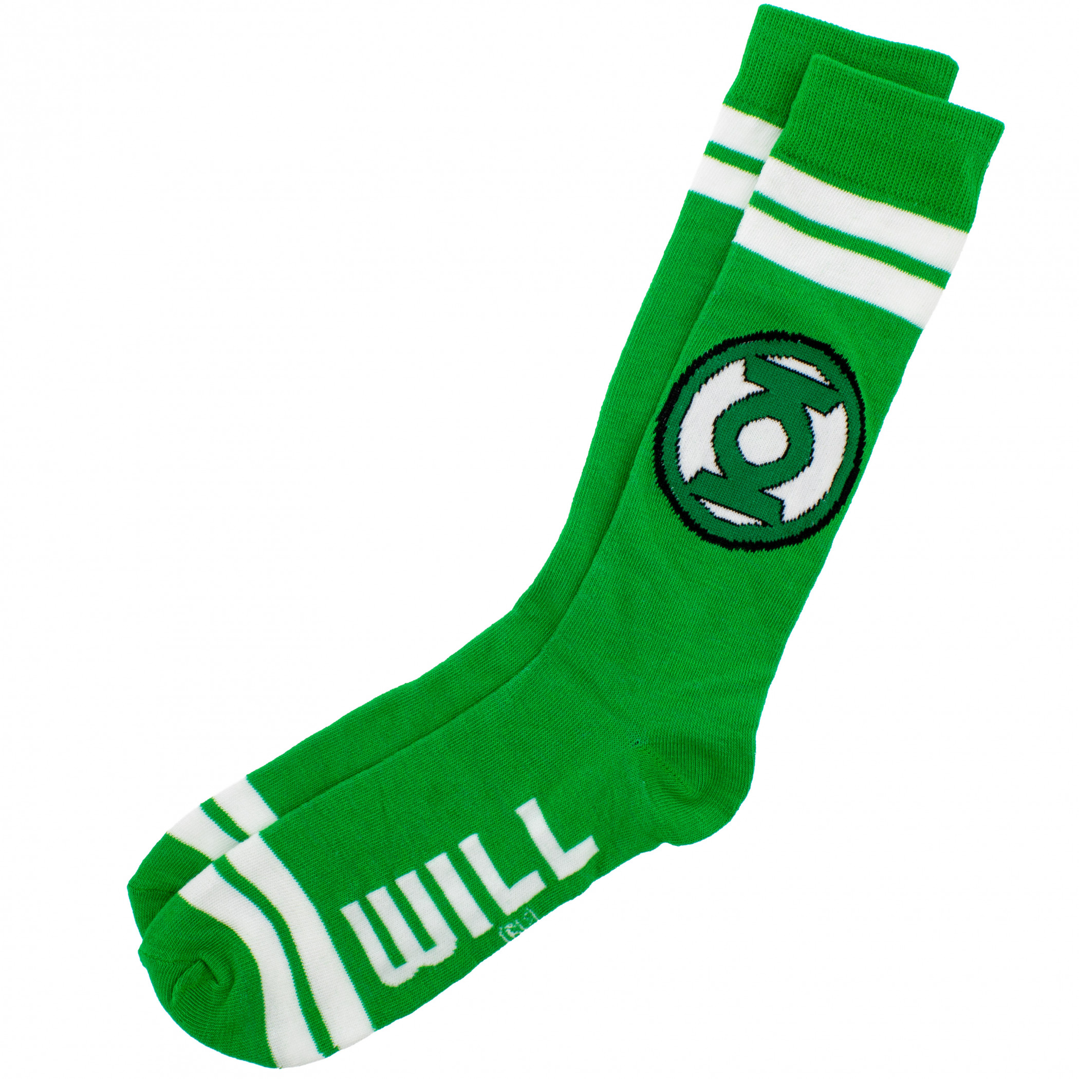 green lantern dress socks Rock Em Elite Green Lantern Hyper Suit Super Hero Crew Socks